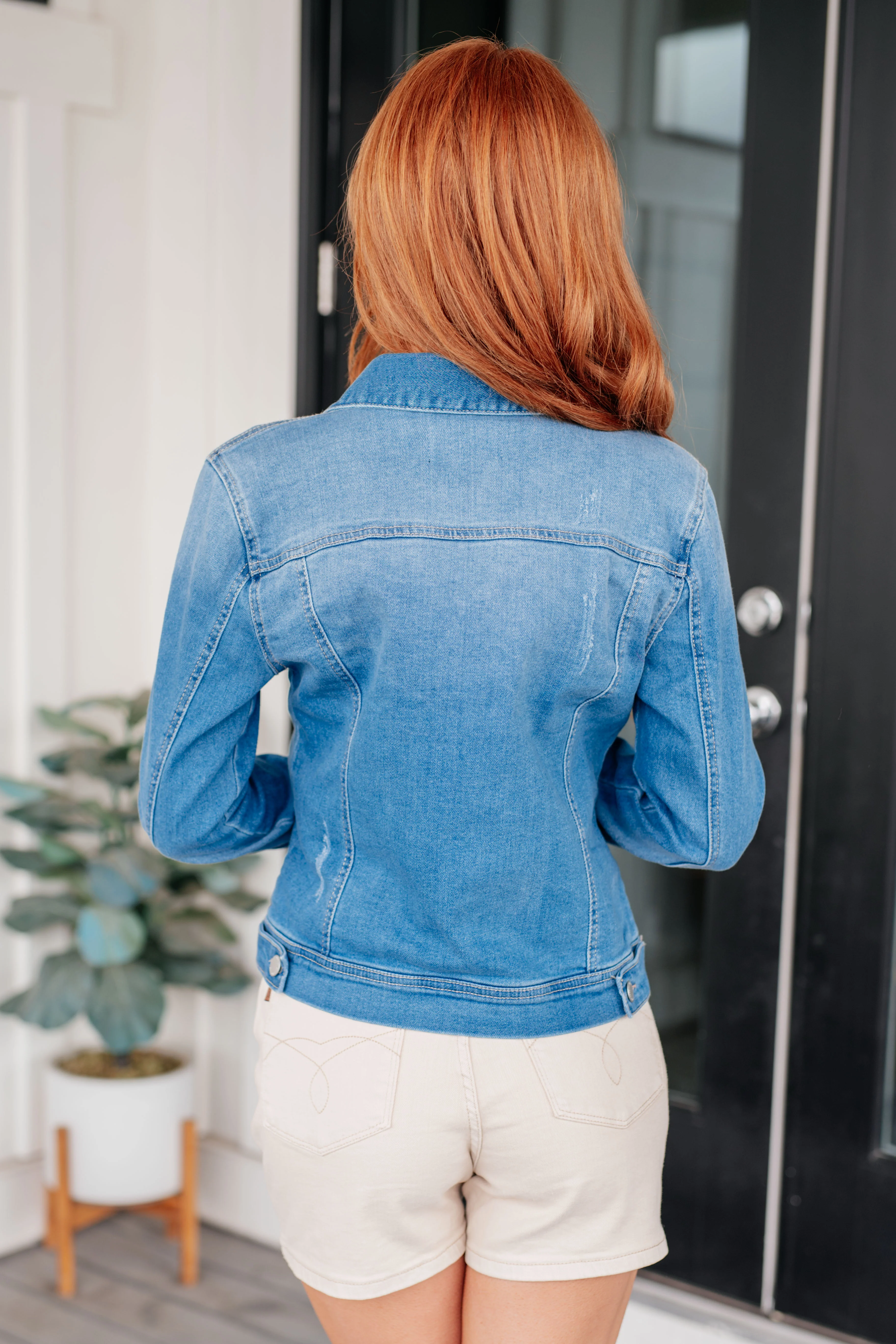 Every Occasion Denim Button Up Jacket - 3/25/2024 - Image 11