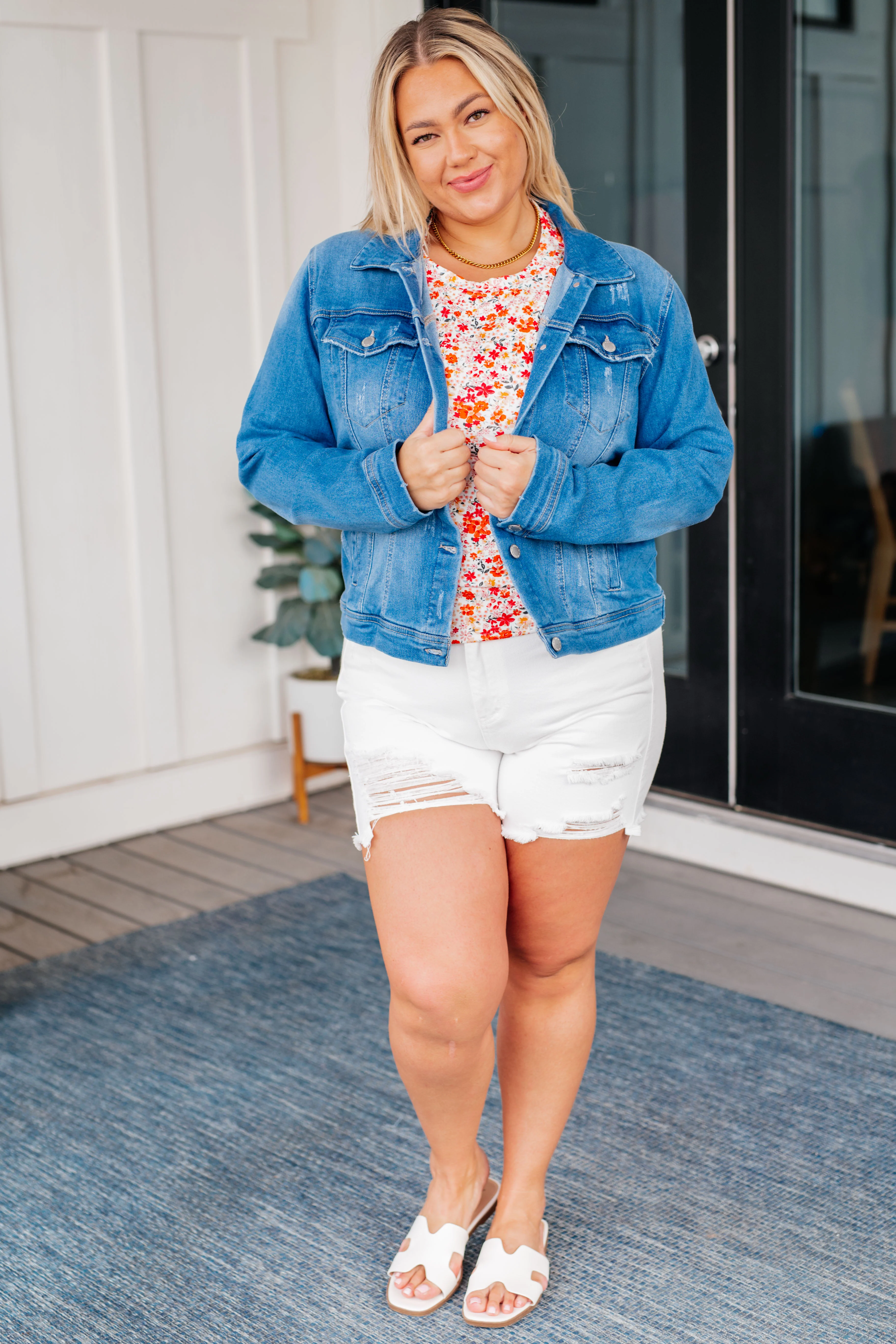 Every Occasion Denim Button Up Jacket - 3/25/2024 - Image 5