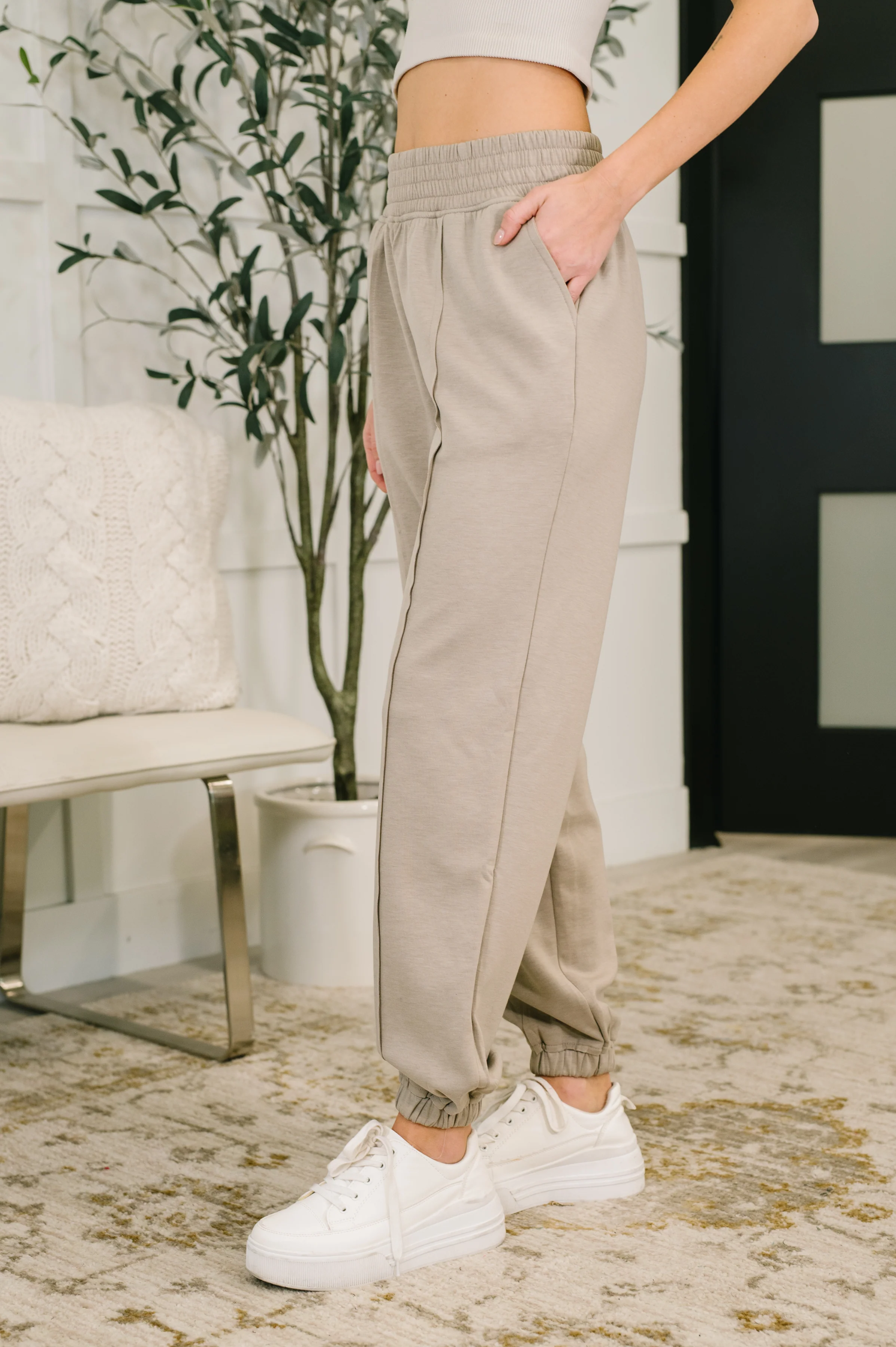 Every Second, Every Hour Jogger Bottoms in Ash Mocha - 12/10/2025 - Image 3