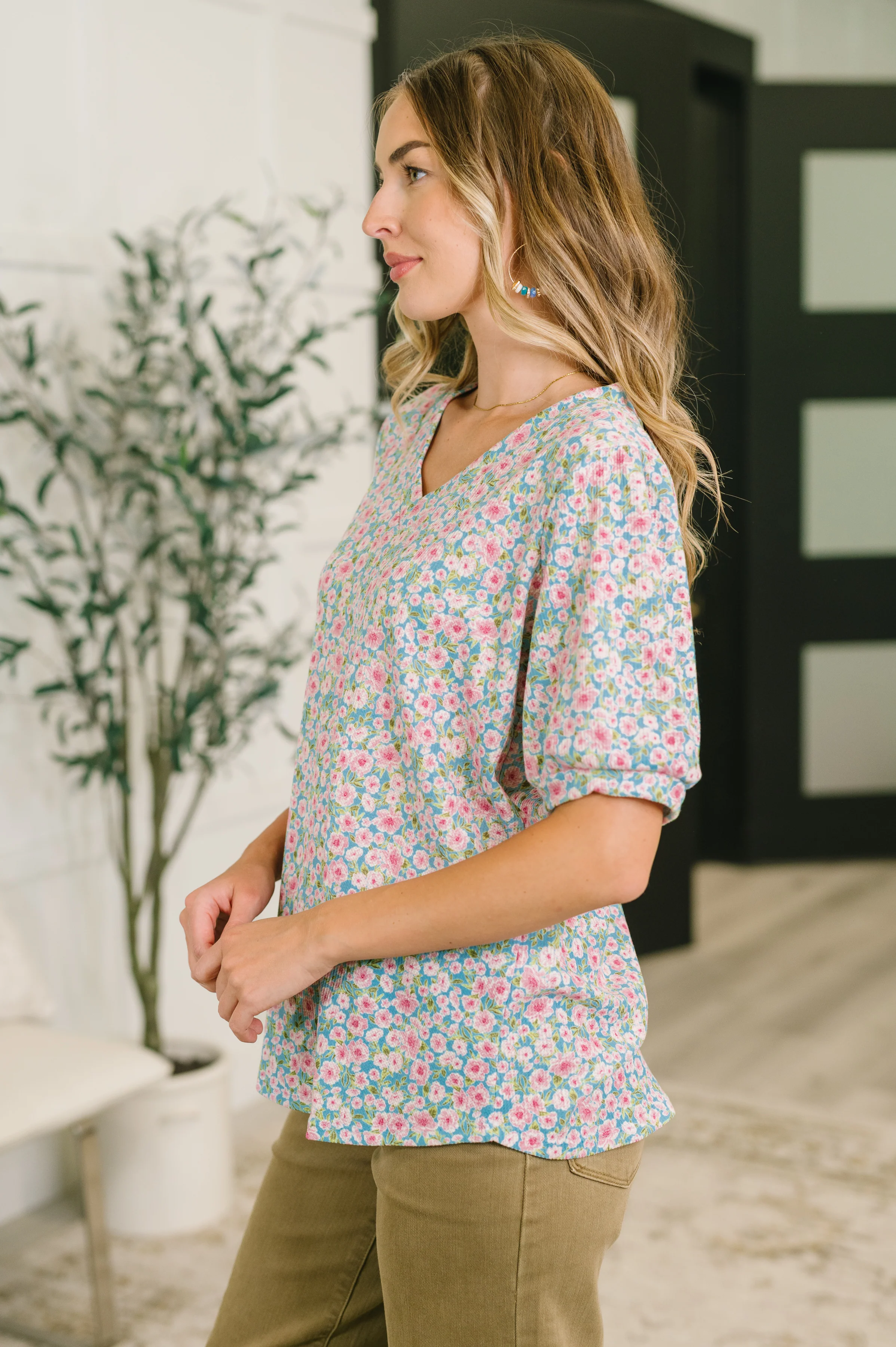 Everything in My Power Floral Puff Sleeve Blouse - 7/10/2026 - Image 4