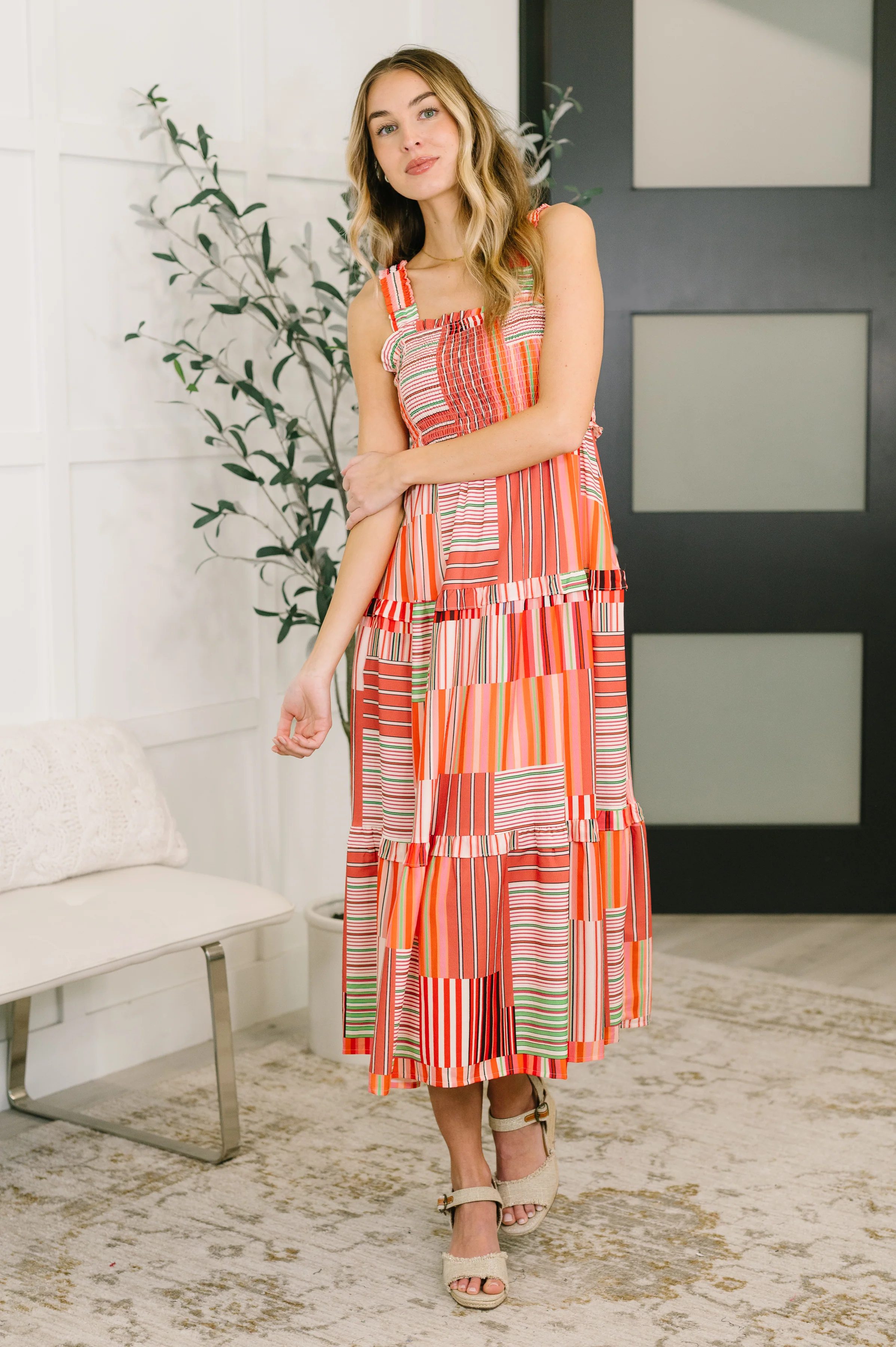 Extra Sentimental Wide Strap Tiered Dress - 7/27/2026 - Image 3