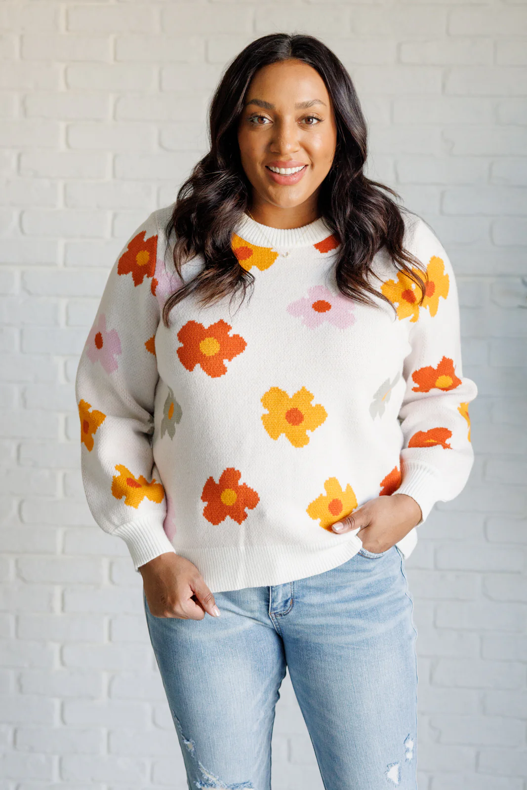 Falling Flowers Floral Sweater - 9/18/2025 - Image 2
