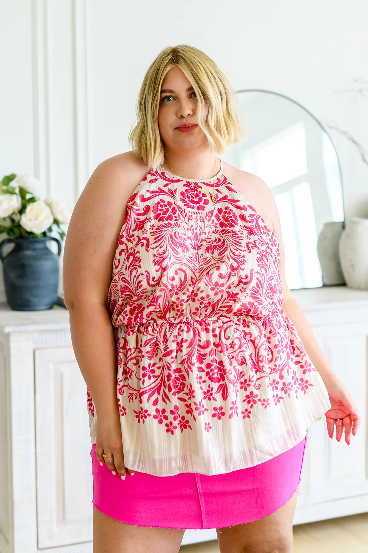 Fantastic Filigree Peplum Blouse - 5/5/2023 - Image 10