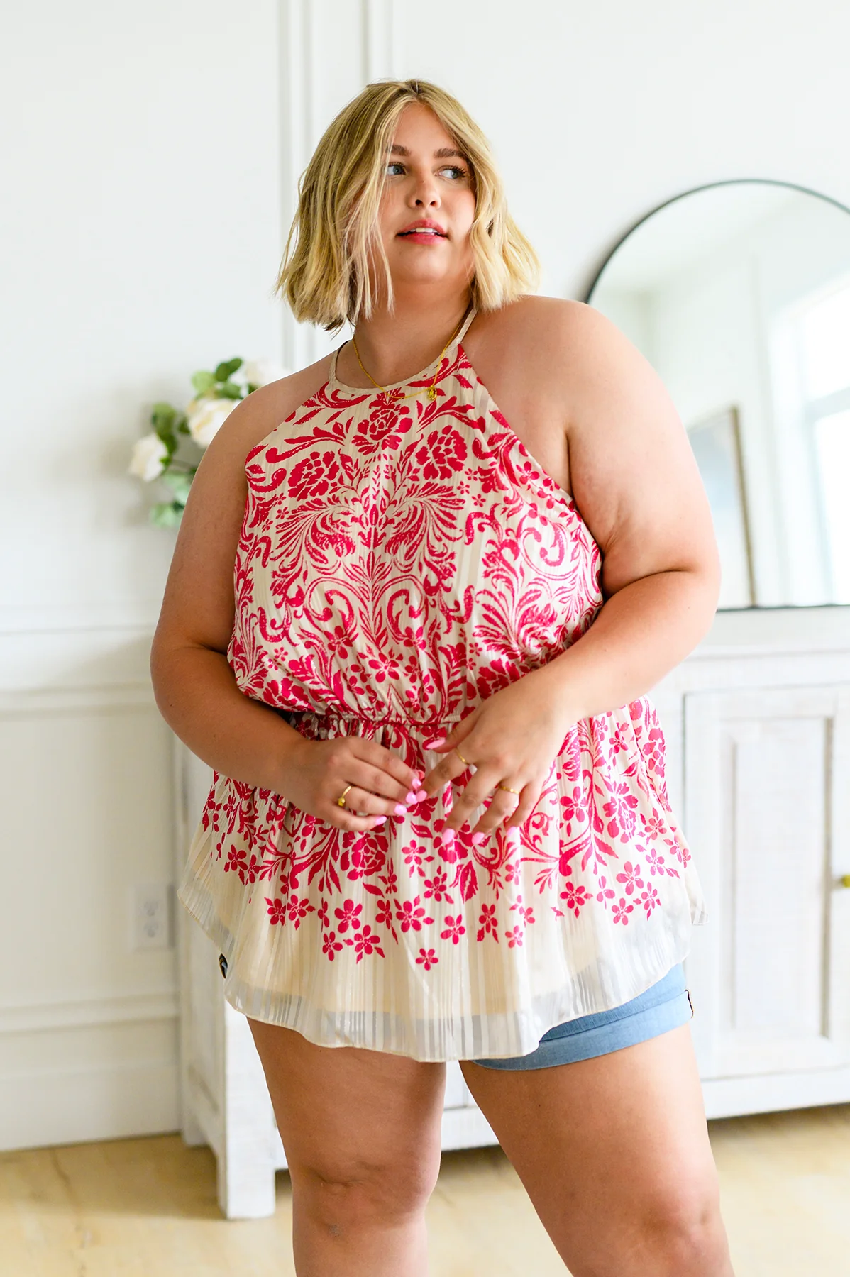 Fantastic Filigree Peplum Blouse - 5/5/2023 - Image 14