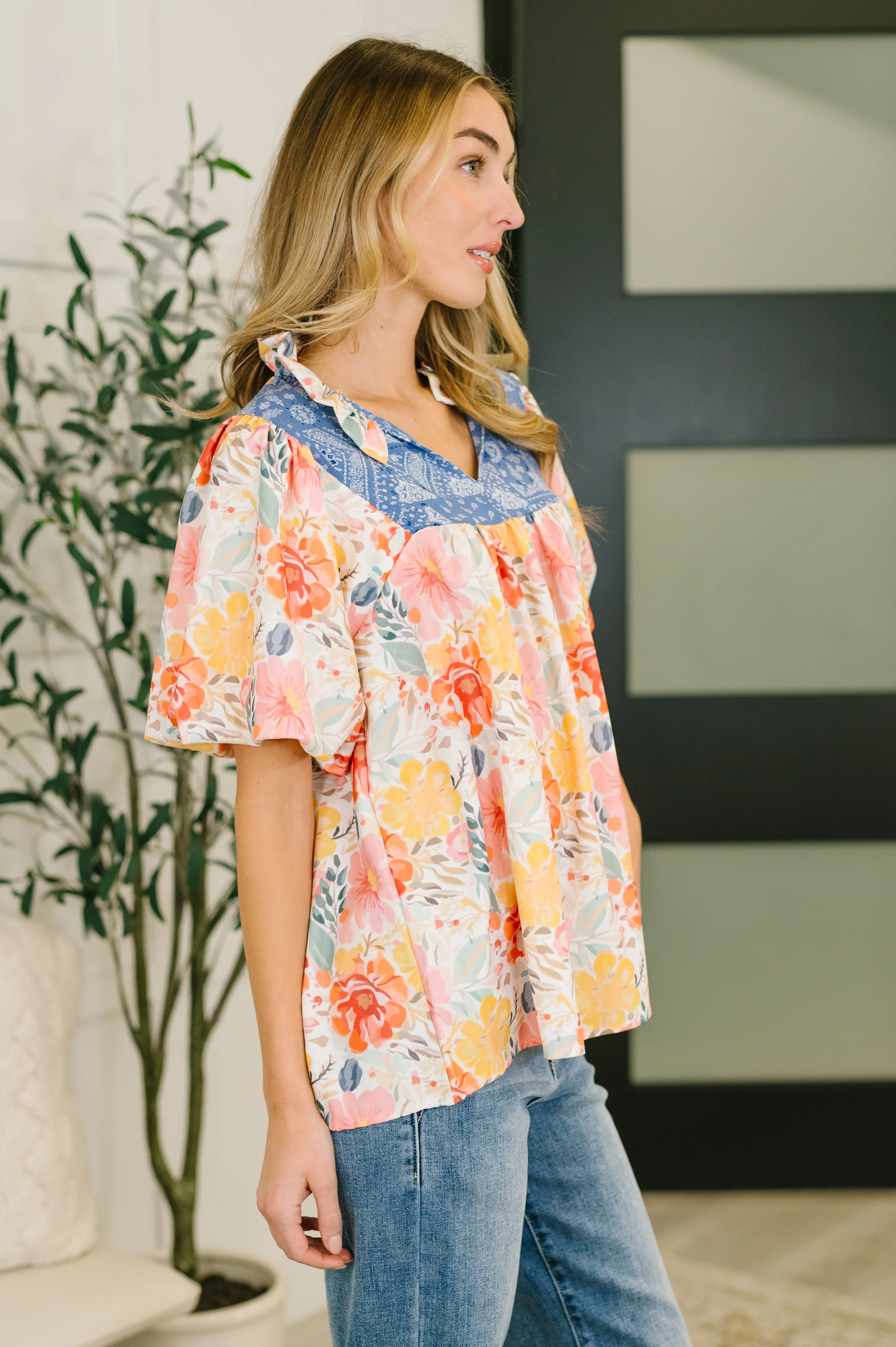 Feel The Way That I Want Balloon Sleeve Blouse - 7/6/2026 - Image 4