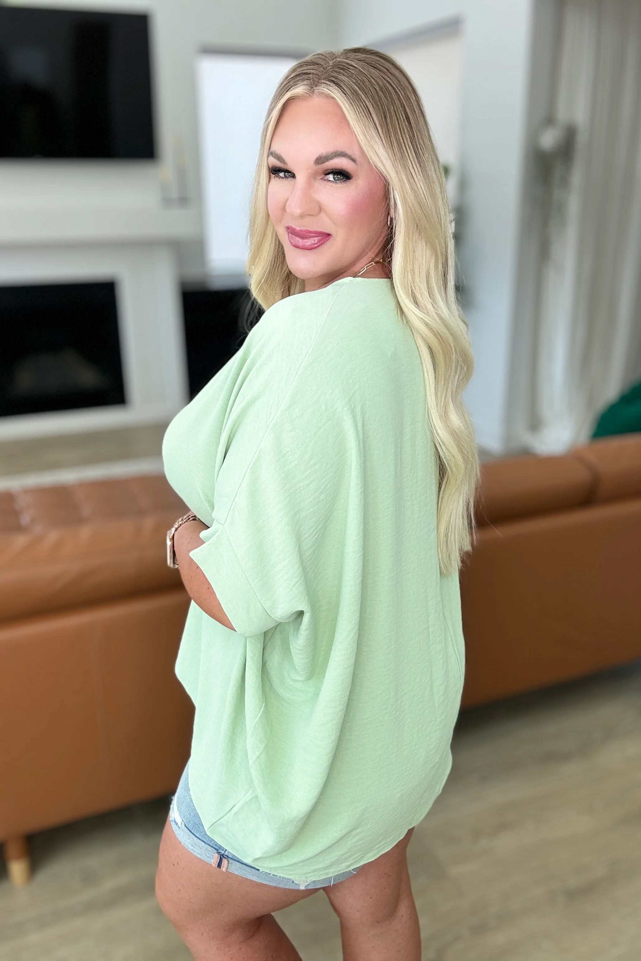 Feels Like Me Dolman Sleeve Top in Sage - 5/29/2024 - Image 4