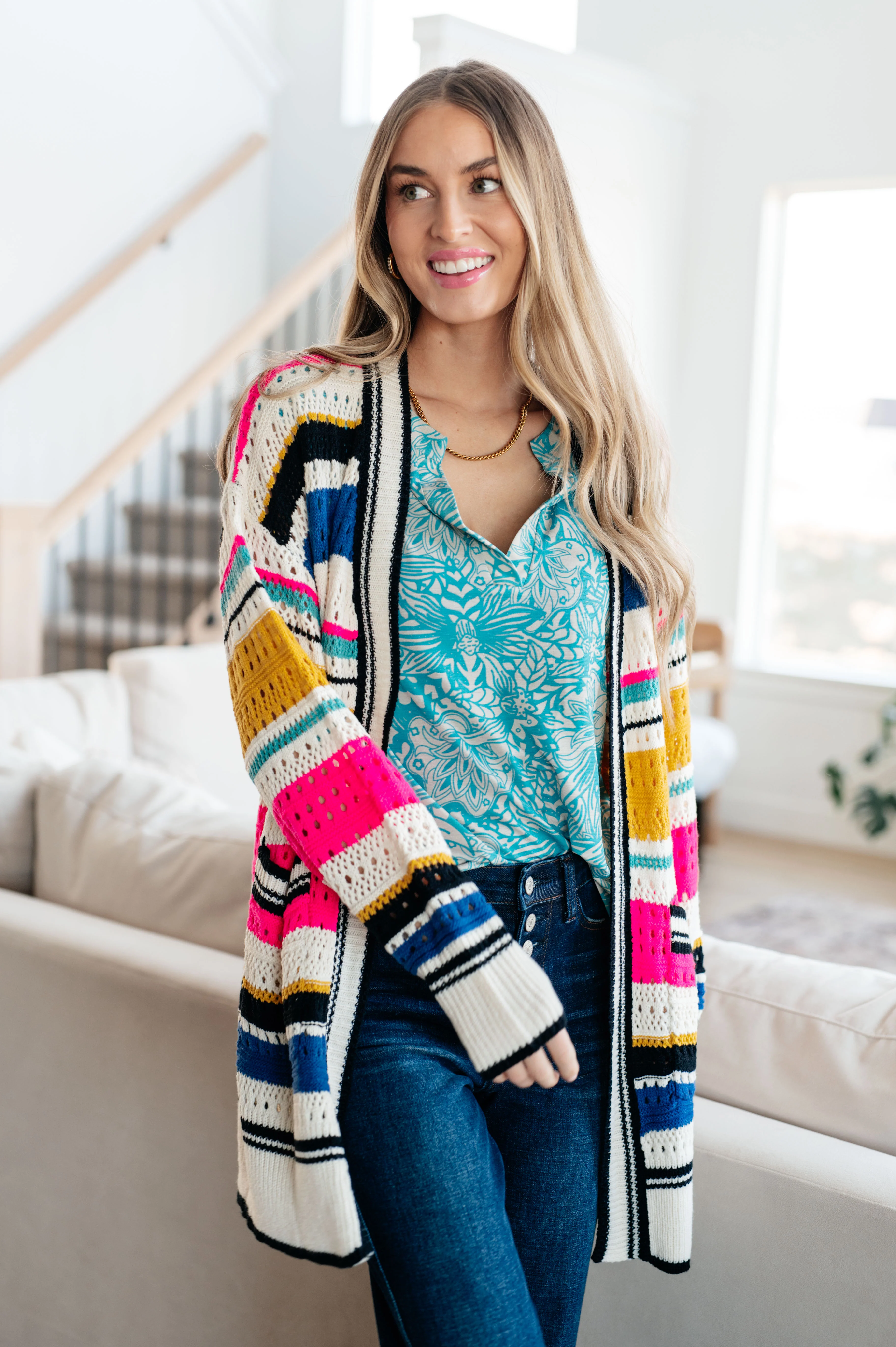Felt Cute Striped Cardigan - 10/13/2023 - Image 7