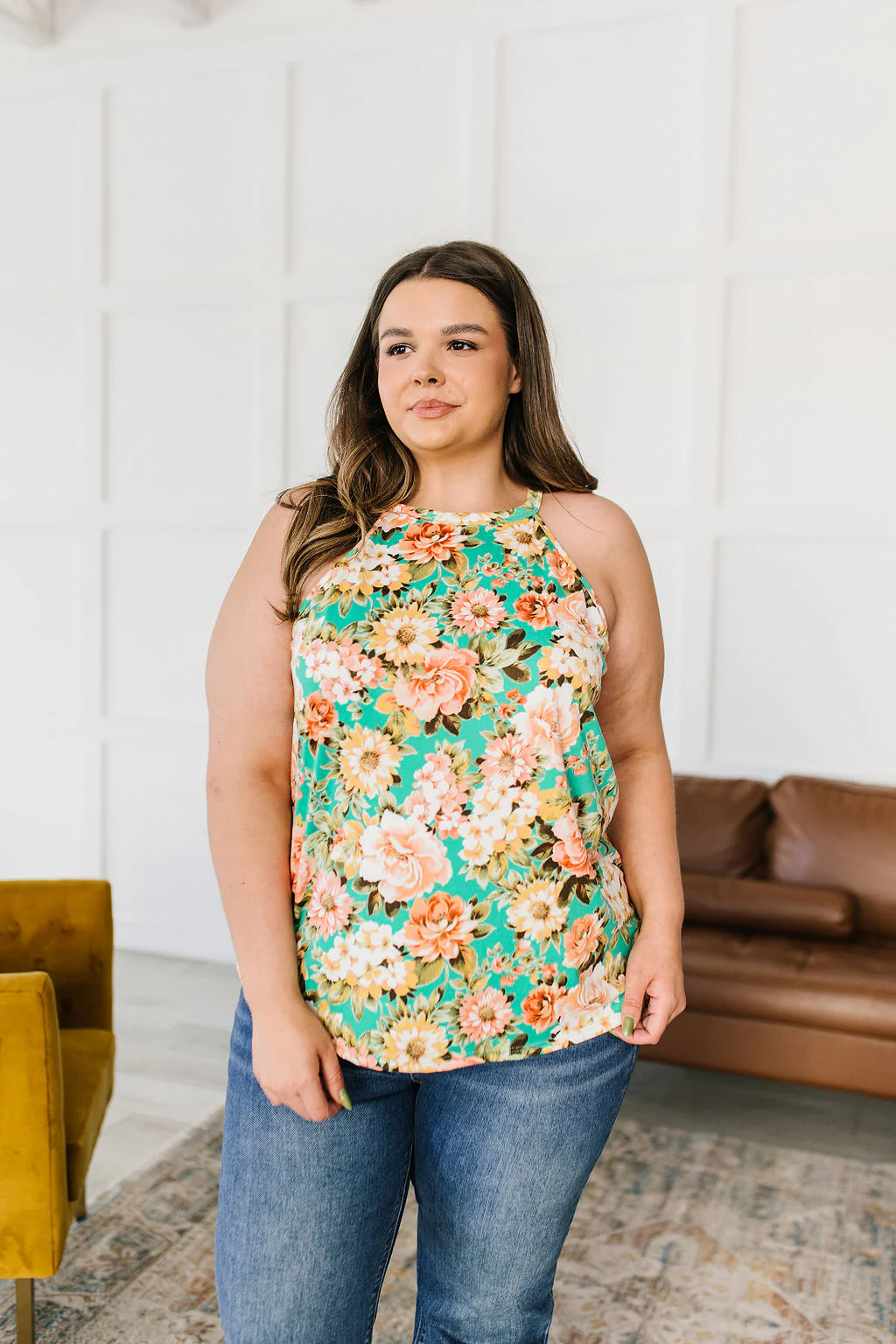 Fiddle Dee Dee Floral Halter Top - 6/27/2023