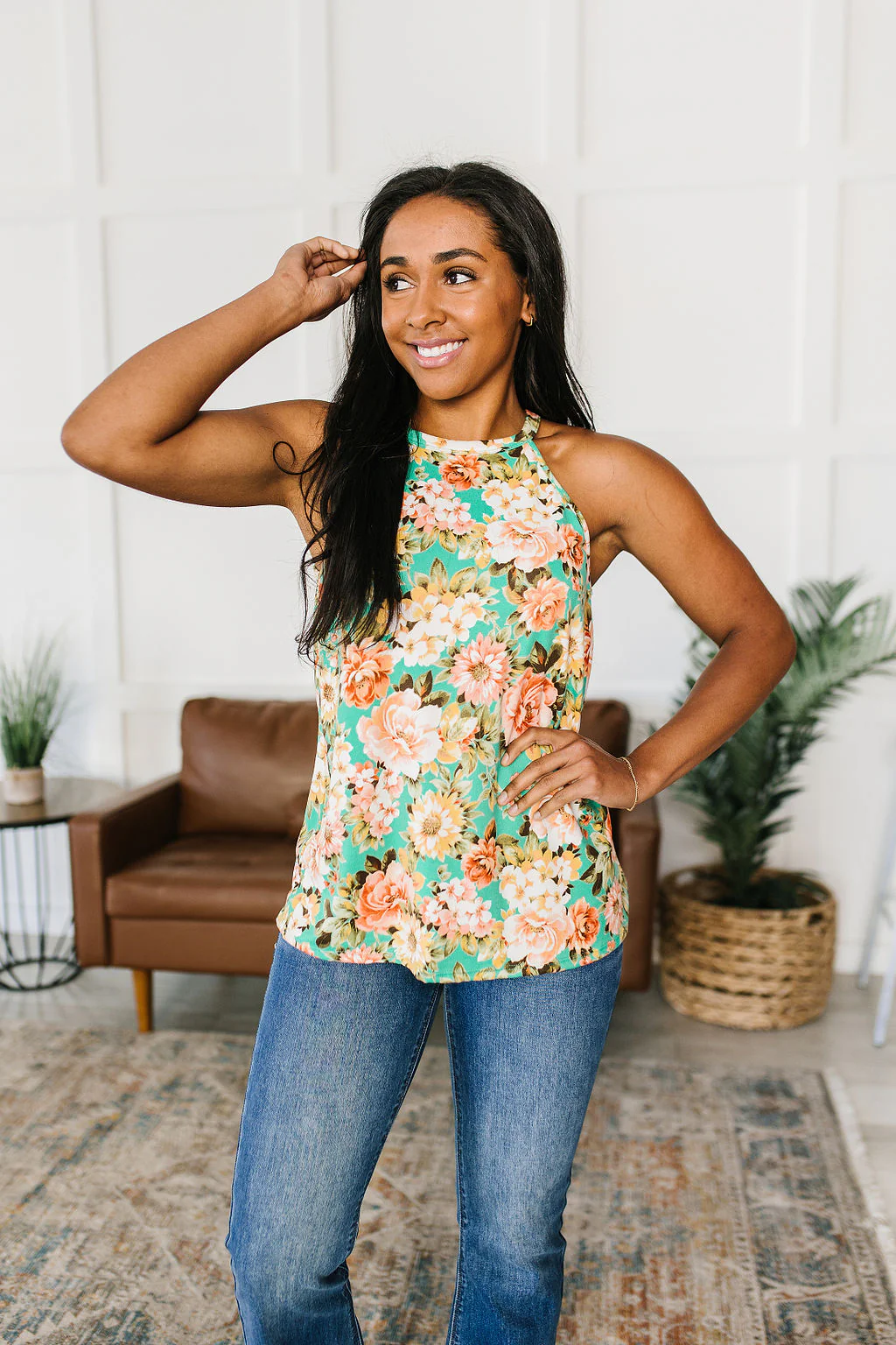 Fiddle Dee Dee Floral Halter Top - 6/27/2023 - Image 2