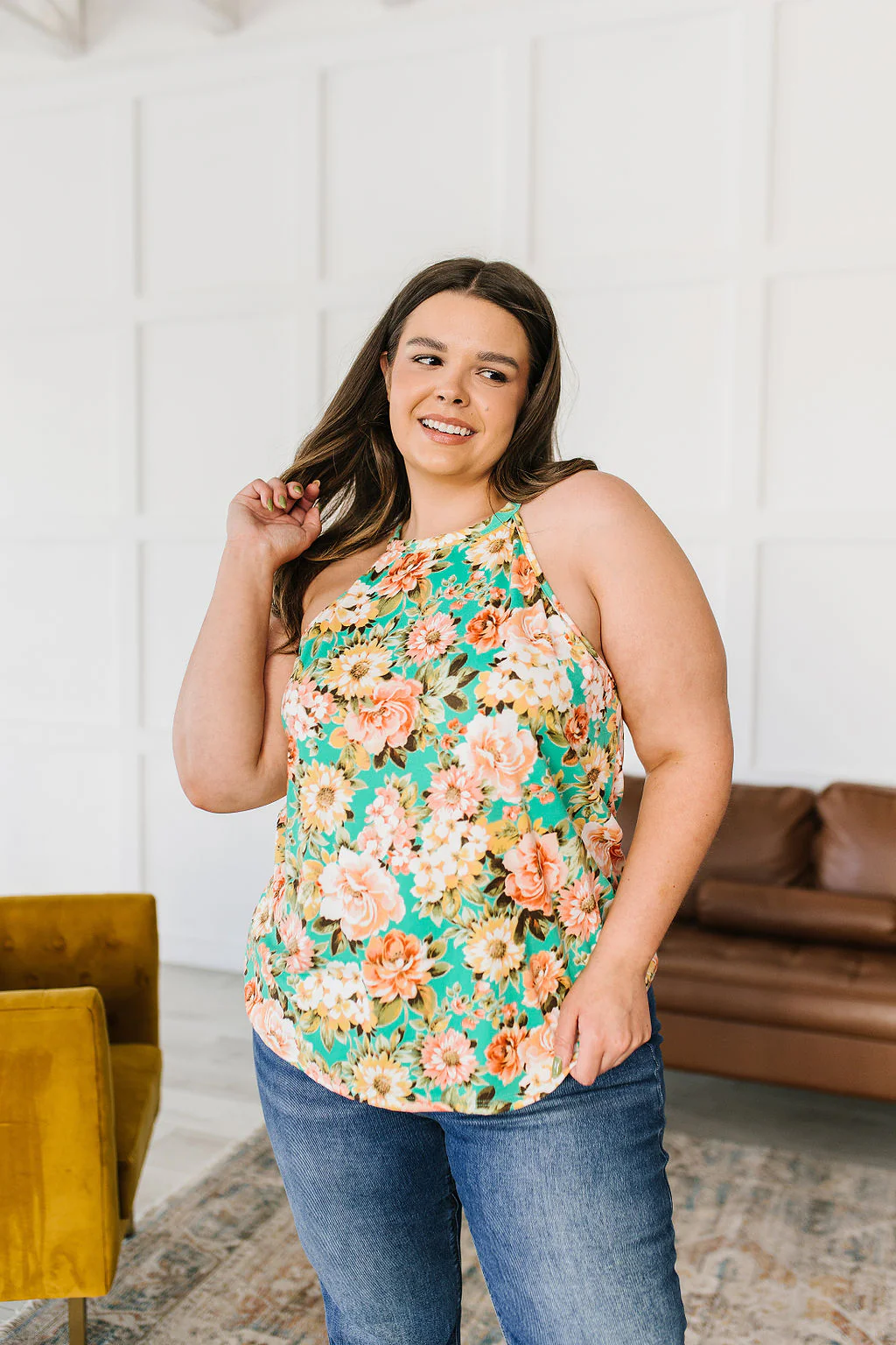 Fiddle Dee Dee Floral Halter Top - 6/27/2023 - Image 8
