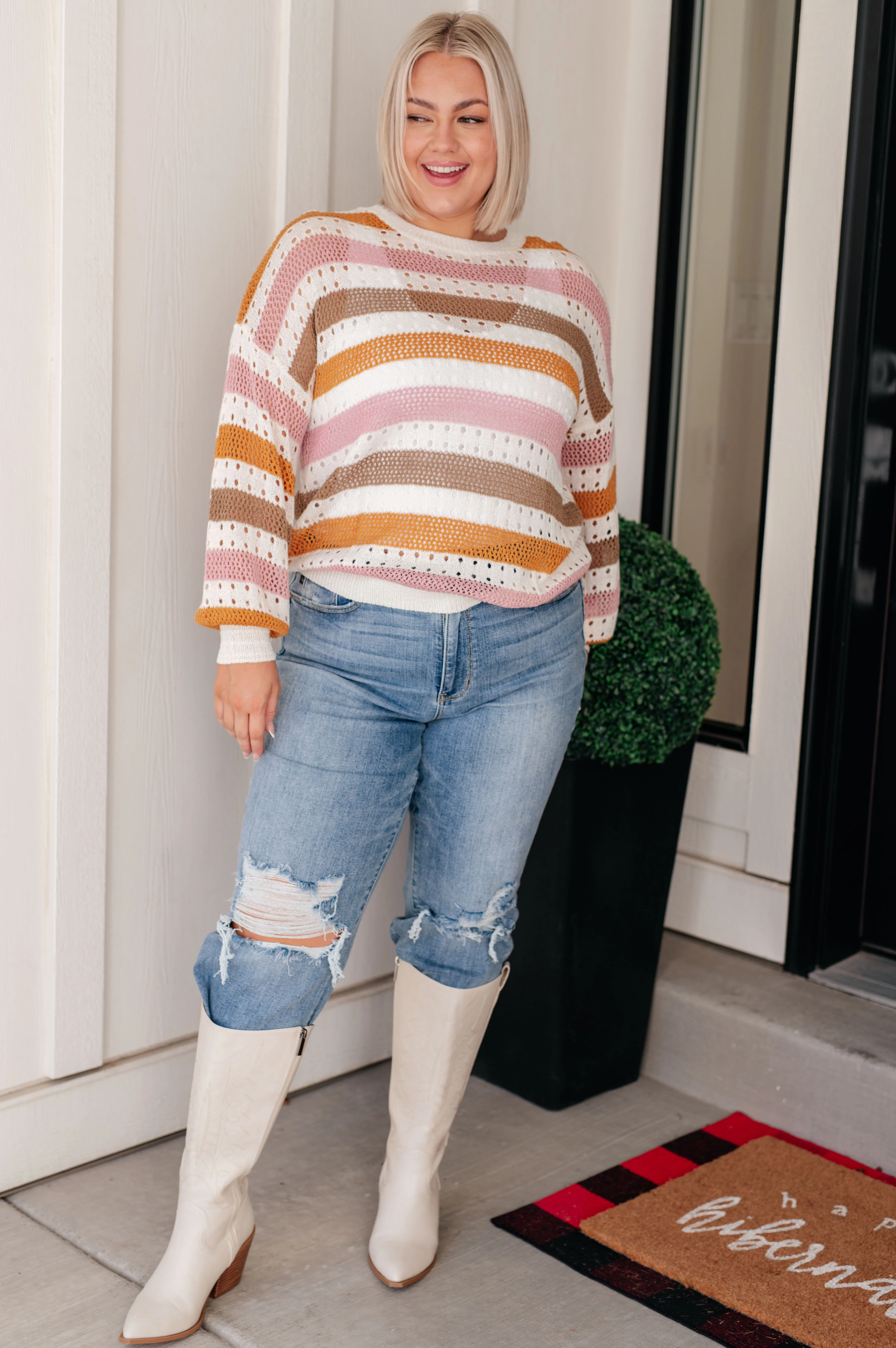 First in Line Striped Sweater - 1/18/2024 - Image 3