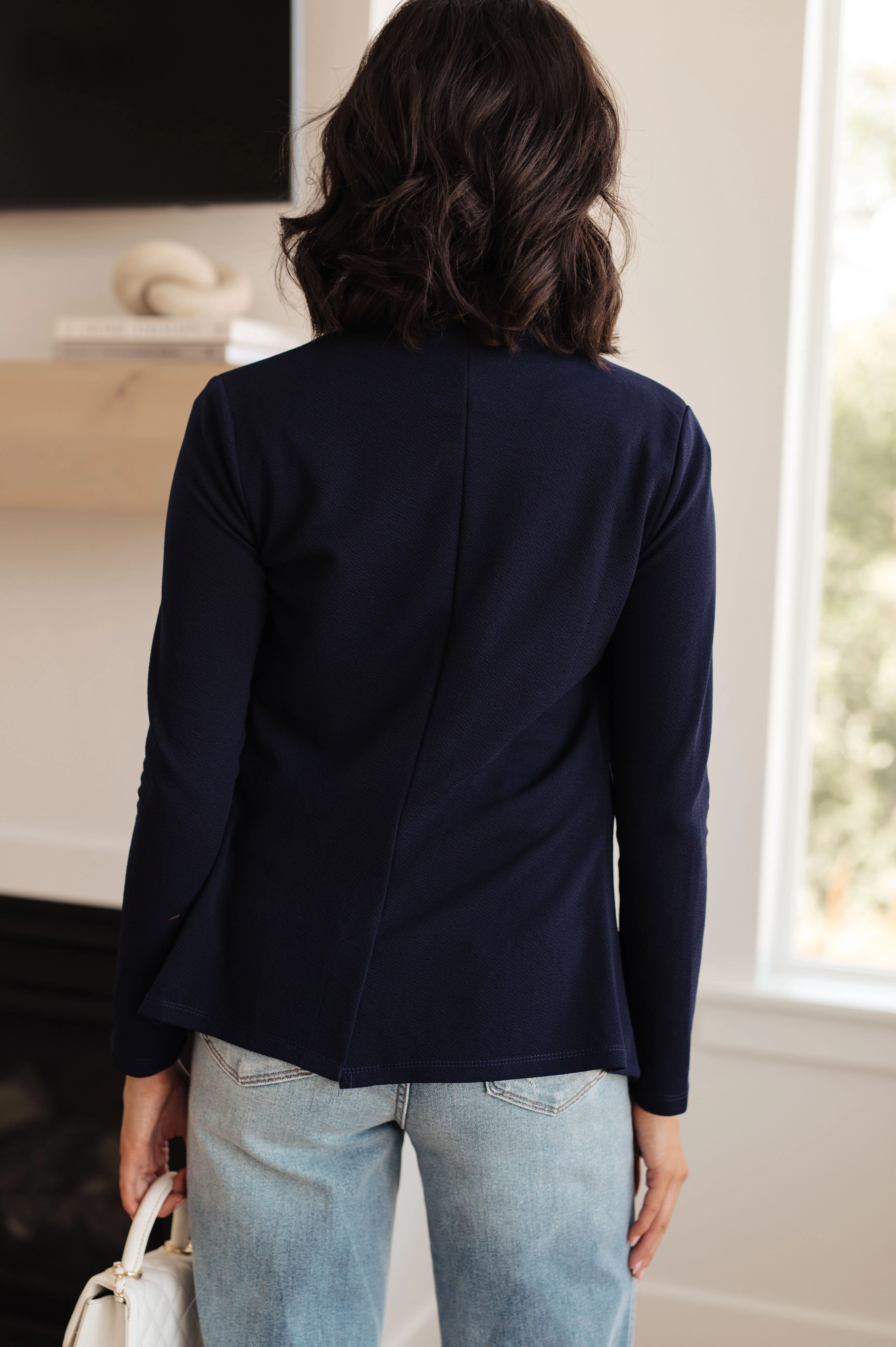 Fitted Blazer in Navy - 11/24/2023 - Image 7