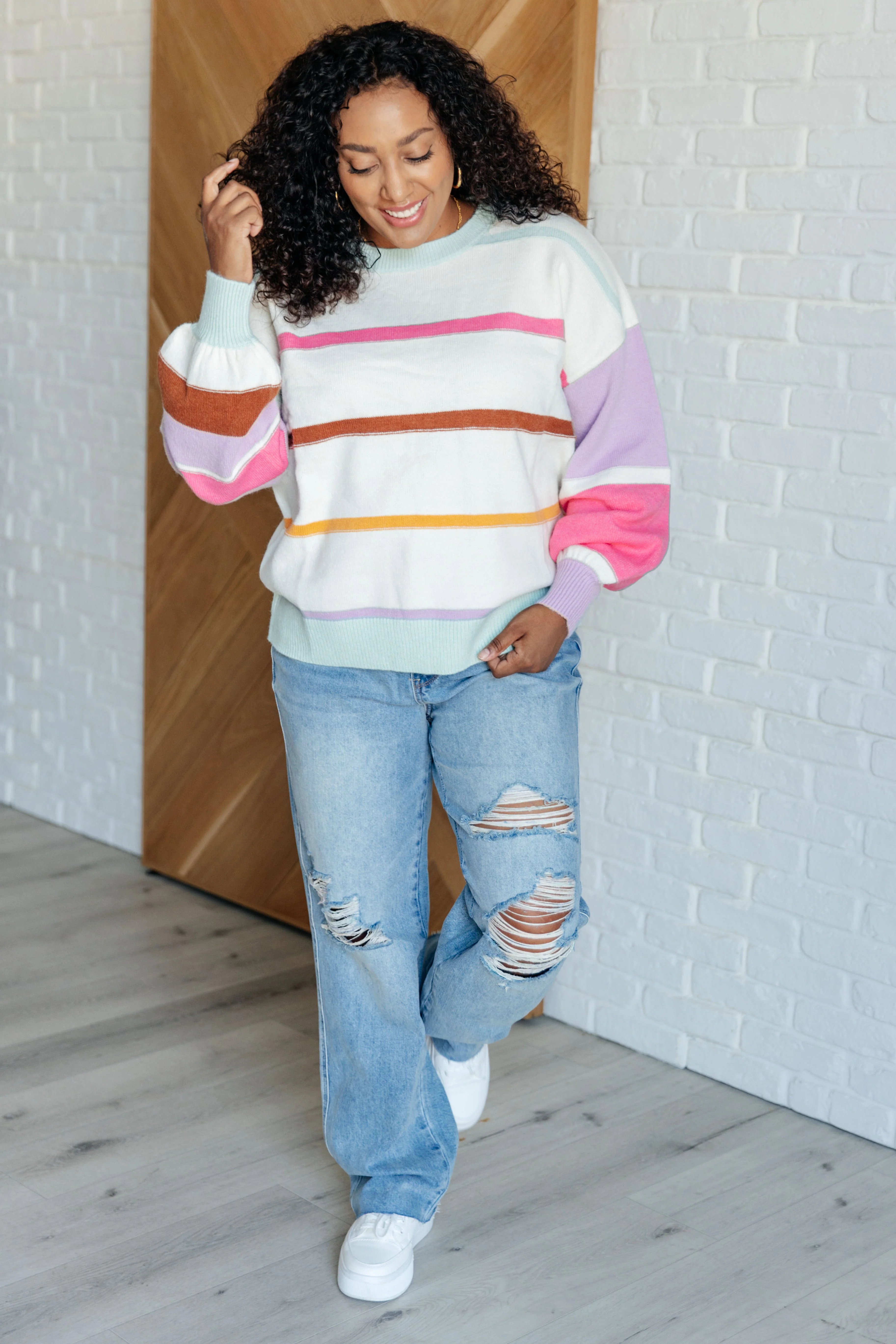 Flawless Features Striped Sweater - 8/6/2024 - Image 4