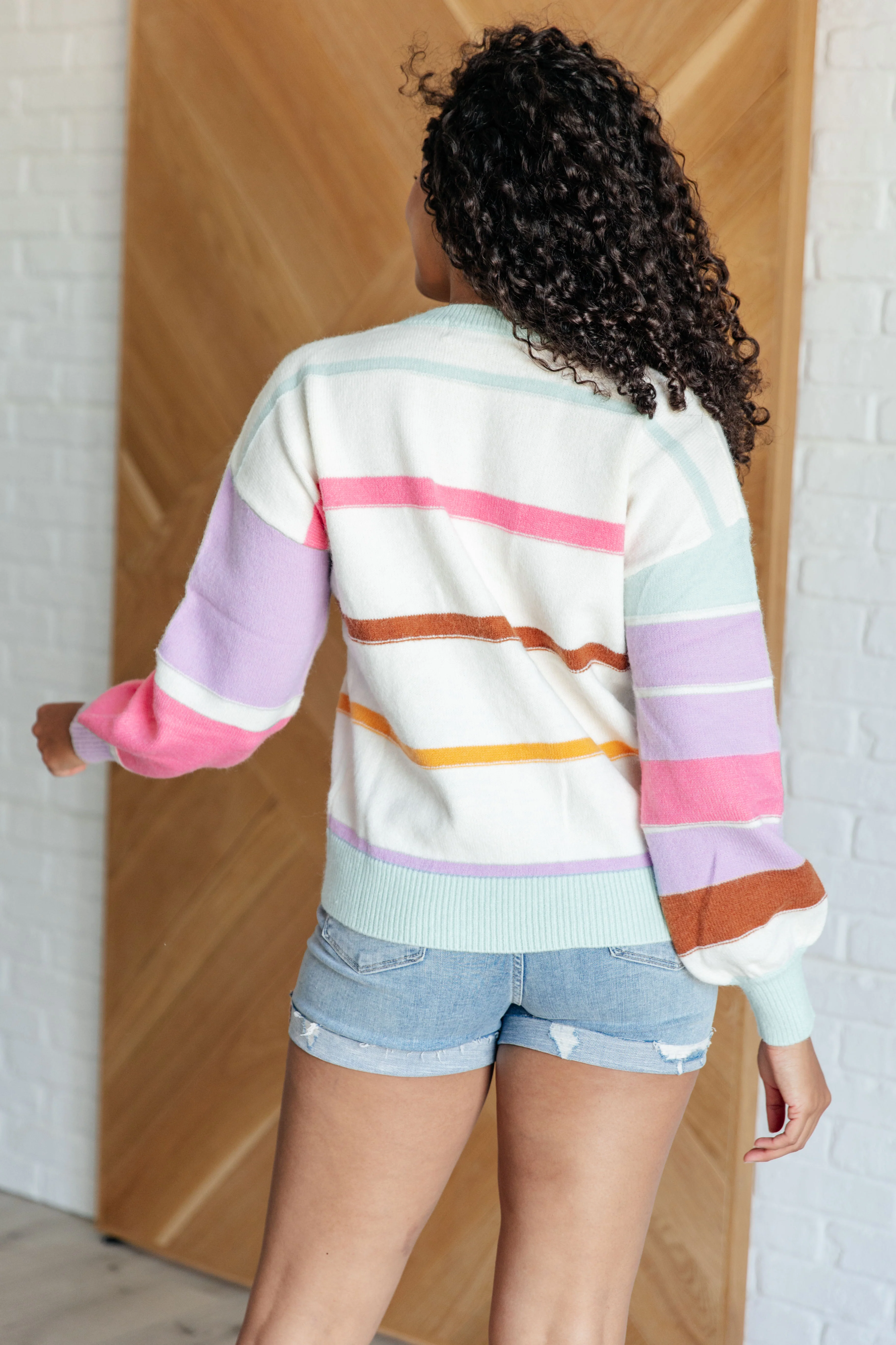 Flawless Features Striped Sweater - 8/6/2024 - Image 7