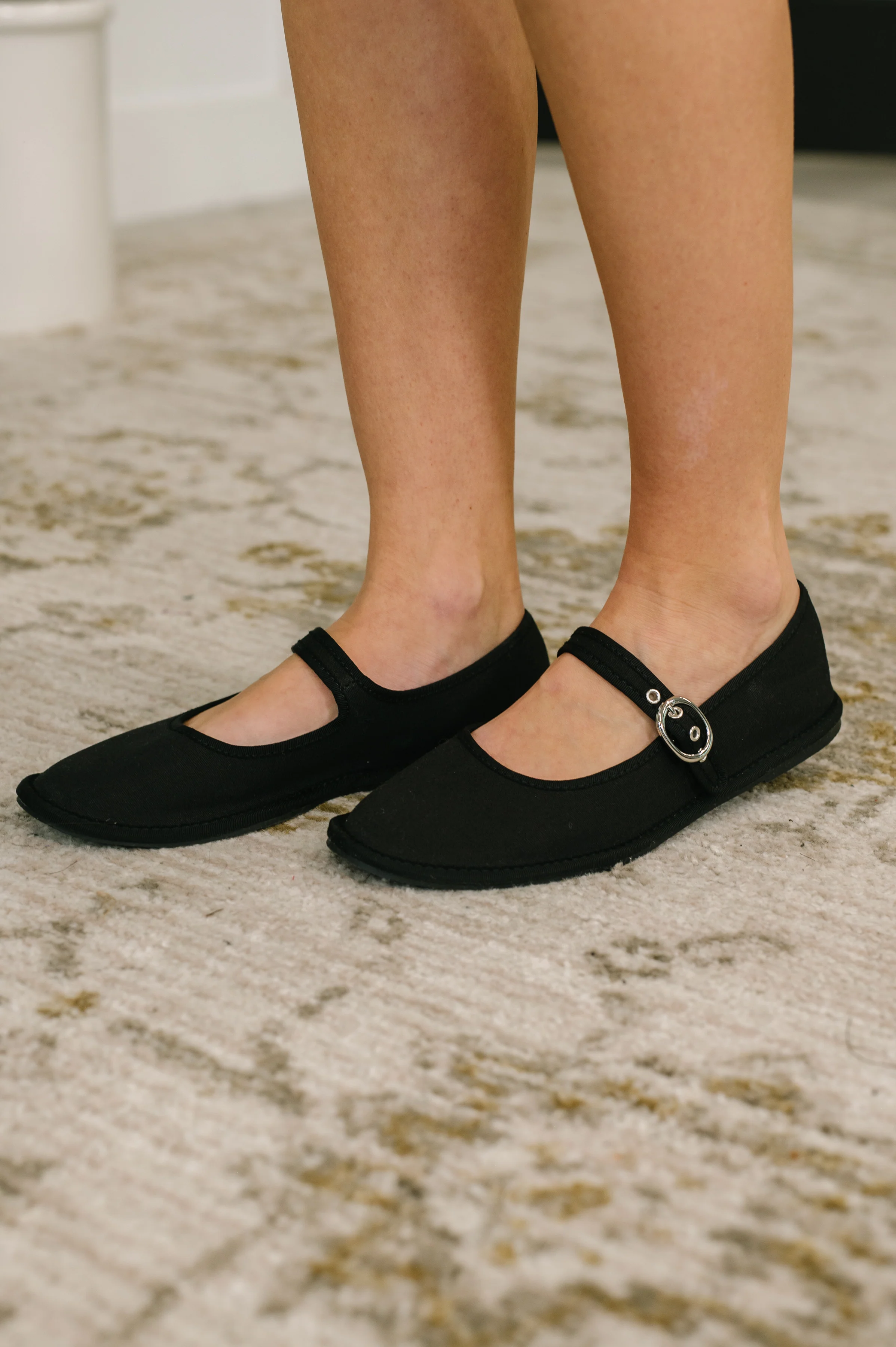 Fleta Buckle Flats in Black - 12/16/2025 - Image 3
