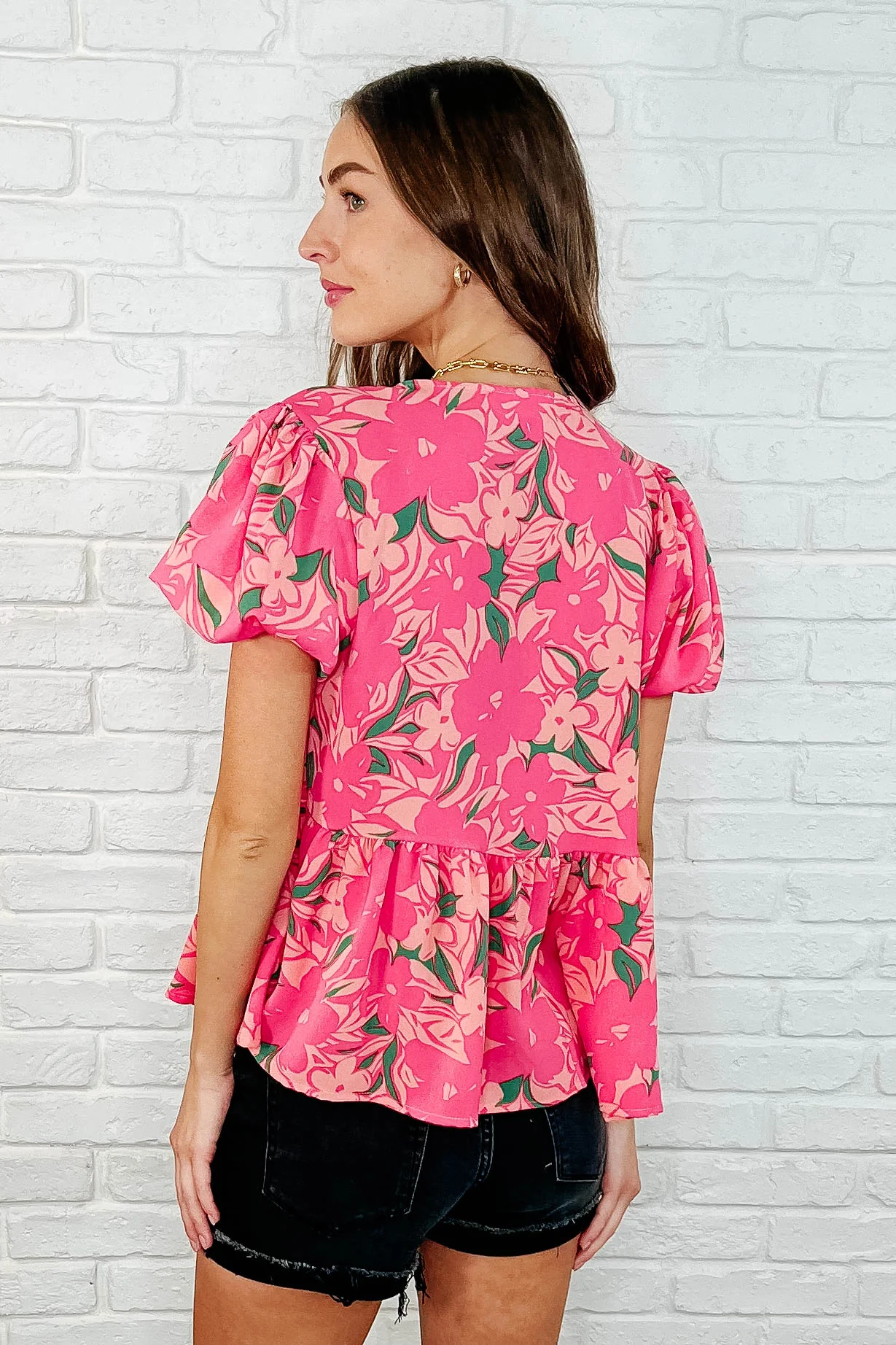Floral Fling Puff Sleeve Blouse - 3/25/2025 - Image 4