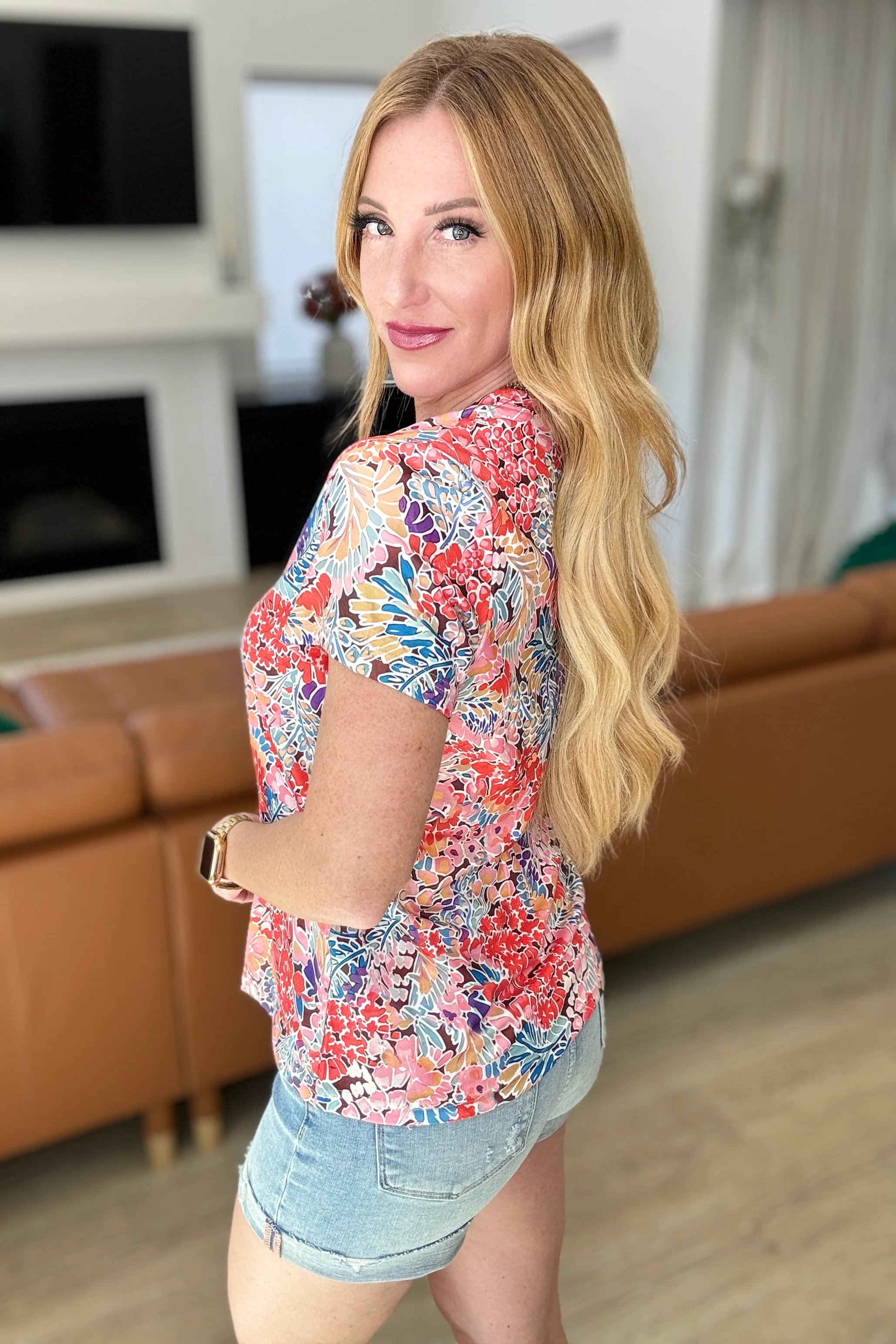 Flowers Everywhere Floral Top - 4/17/2024 - Image 3