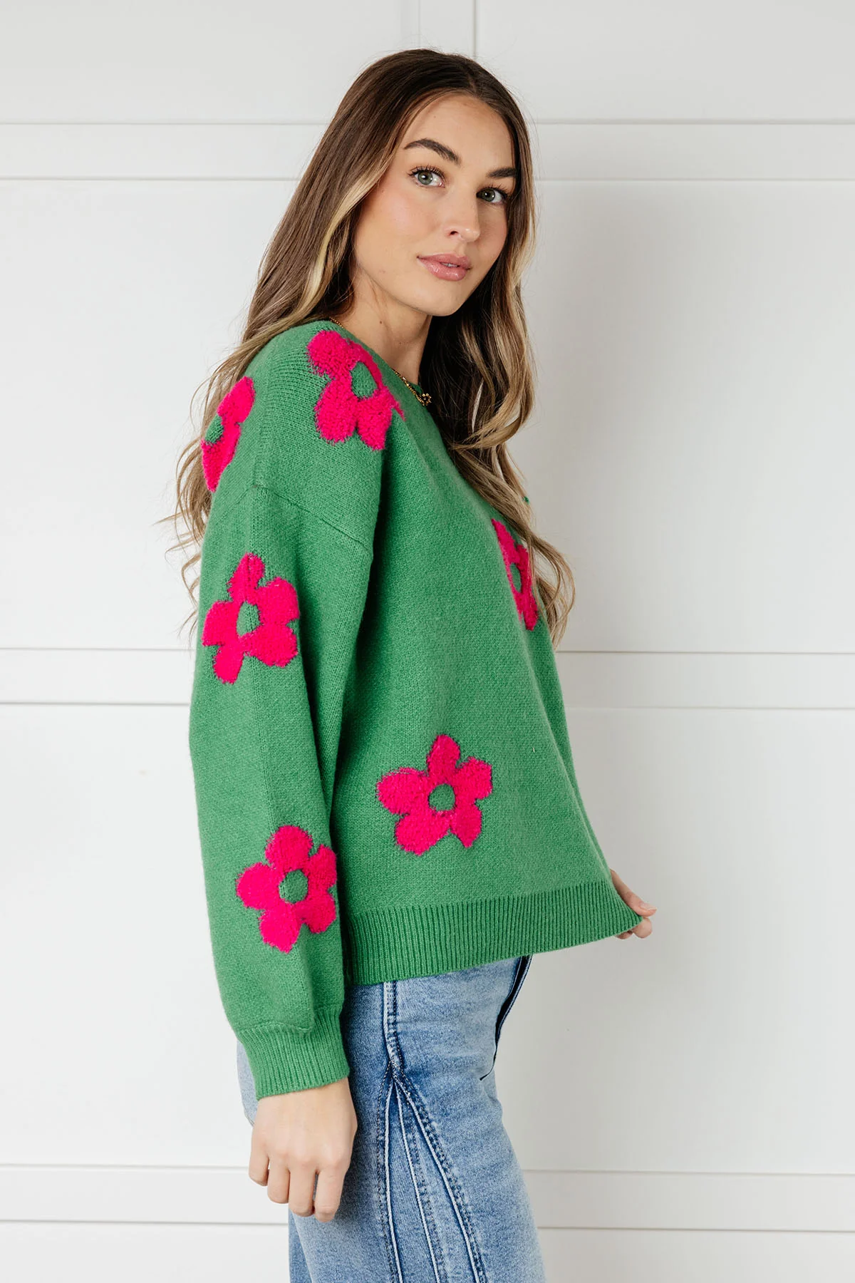 Follow Your Heart Drop Shoulder Sweater - 12/15/2025 - Image 4