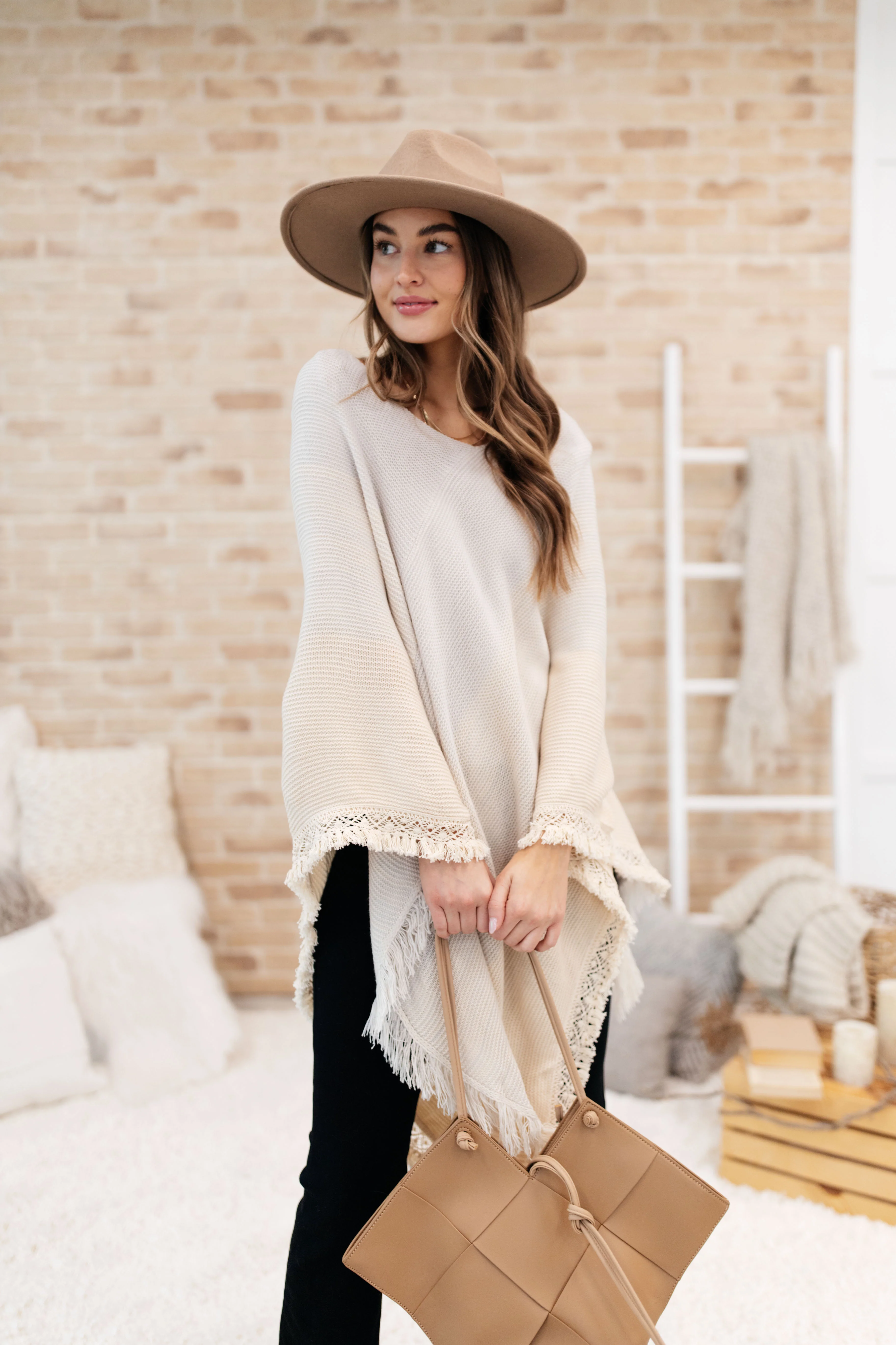 Forever Loved Poncho in Grey - 12/30/2021 - Image 3