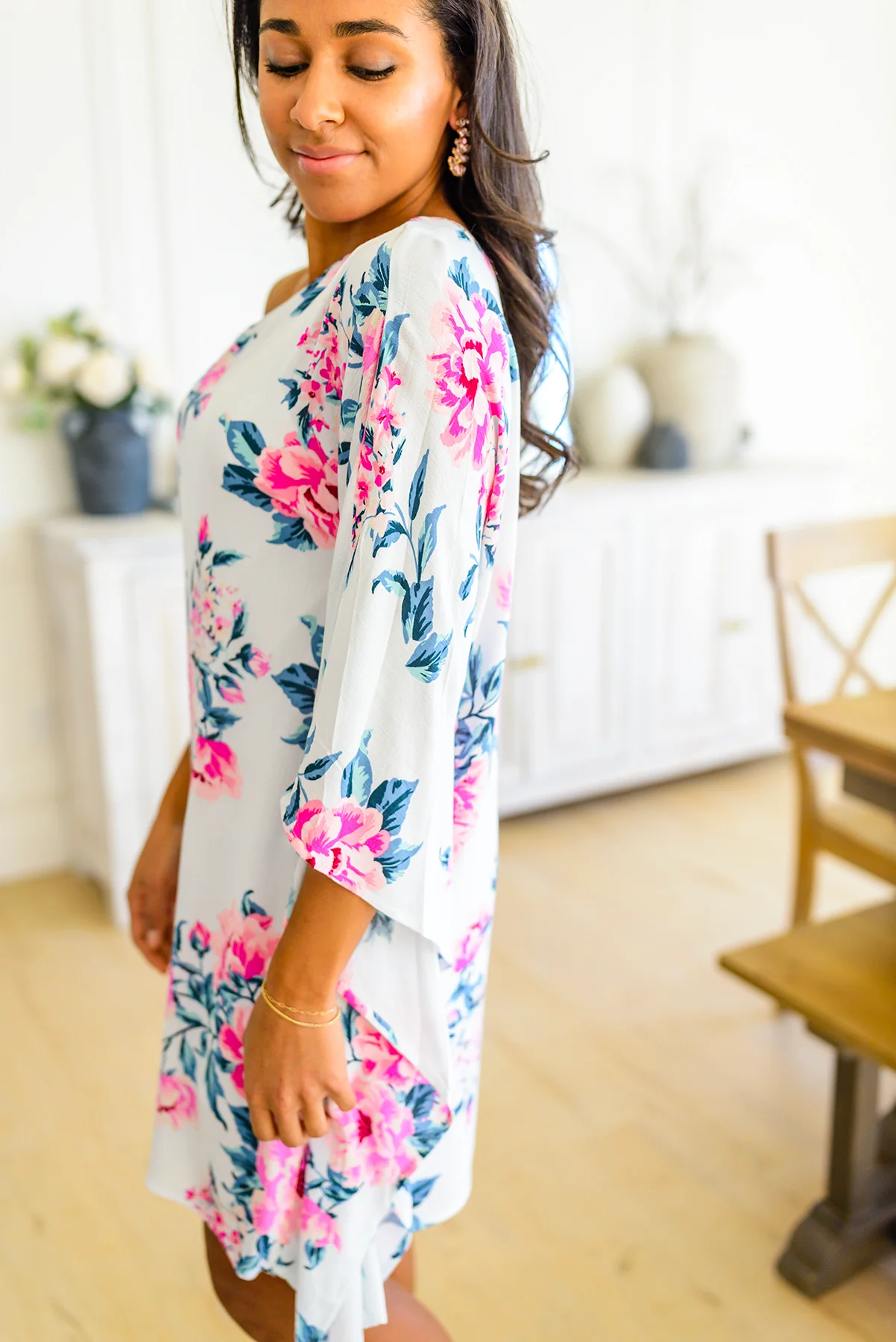 Forever Smitten Floral One Shoulder Dress - 3/7/2023 - Image 14