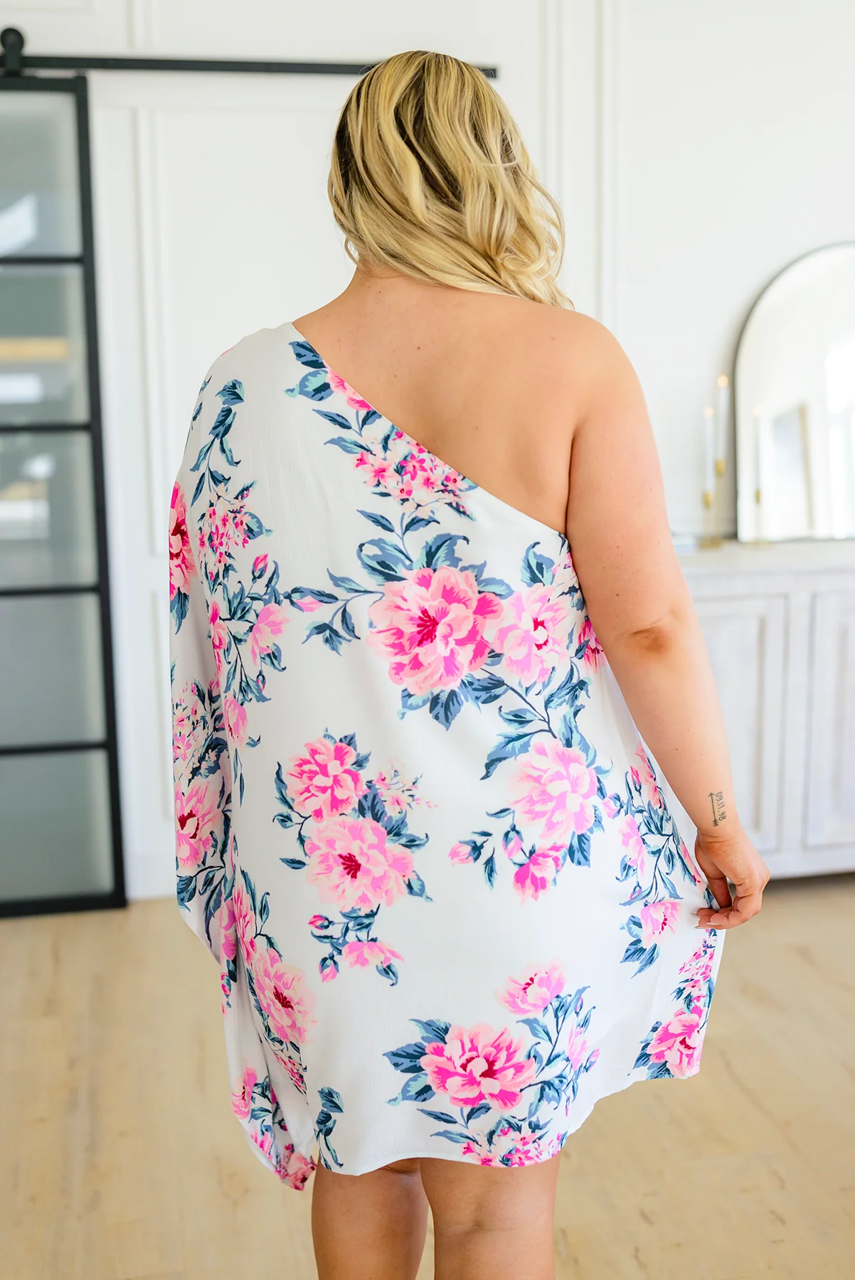Forever Smitten Floral One Shoulder Dress - 3/7/2023 - Image 7