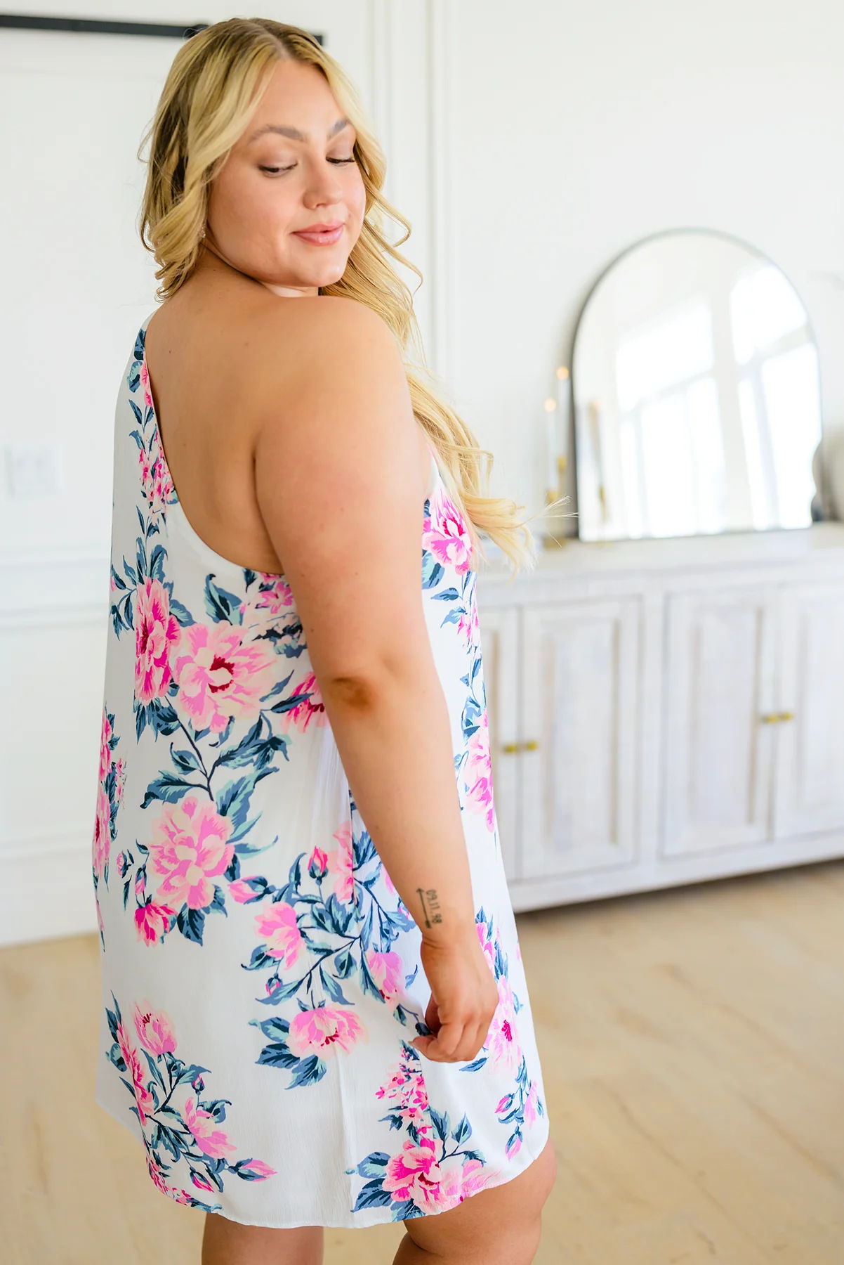 Forever Smitten Floral One Shoulder Dress - 3/7/2023 - Image 8
