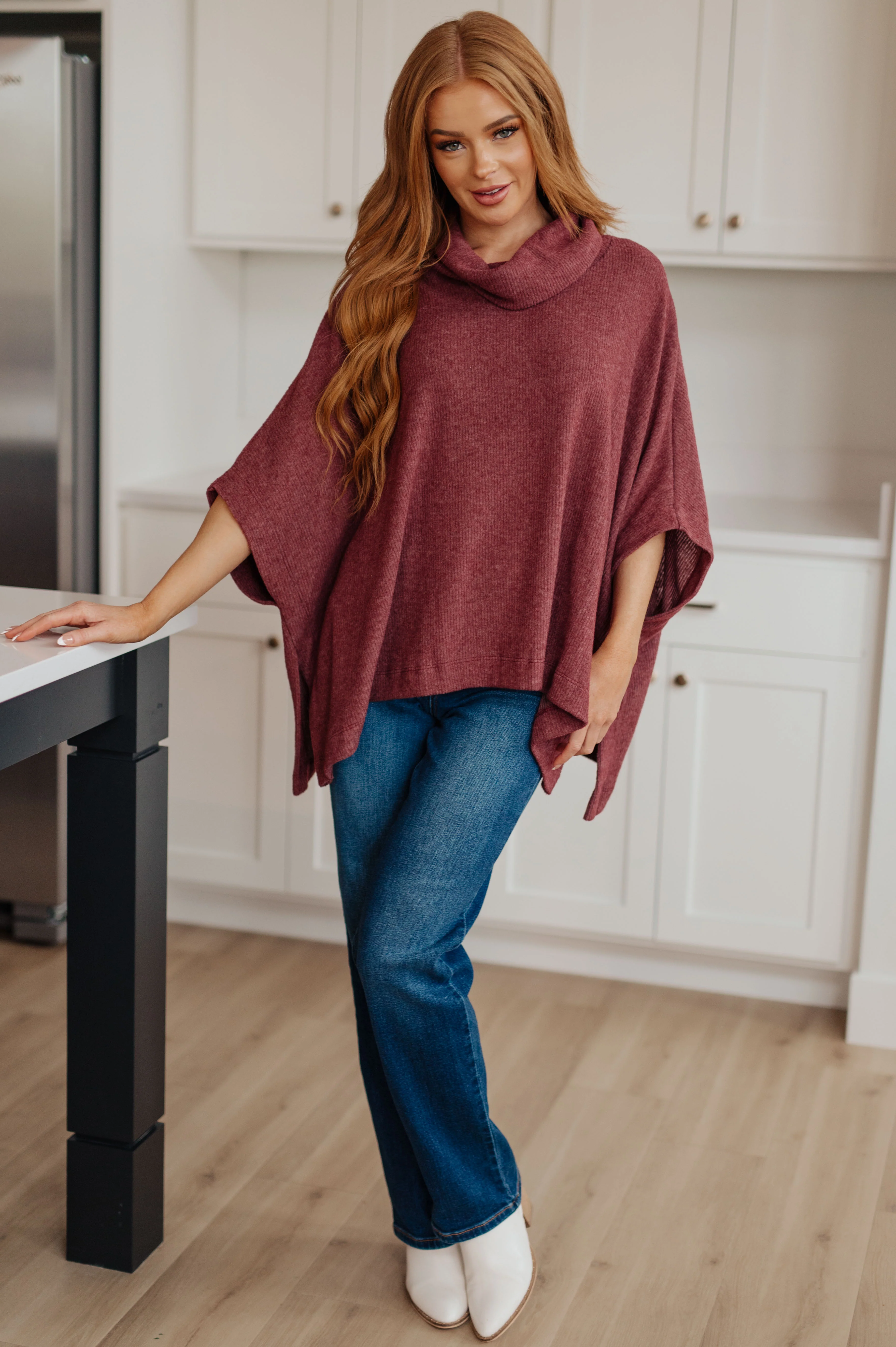 Forgive Me Cowl Neck Poncho - 10/18/2024 - Image 3