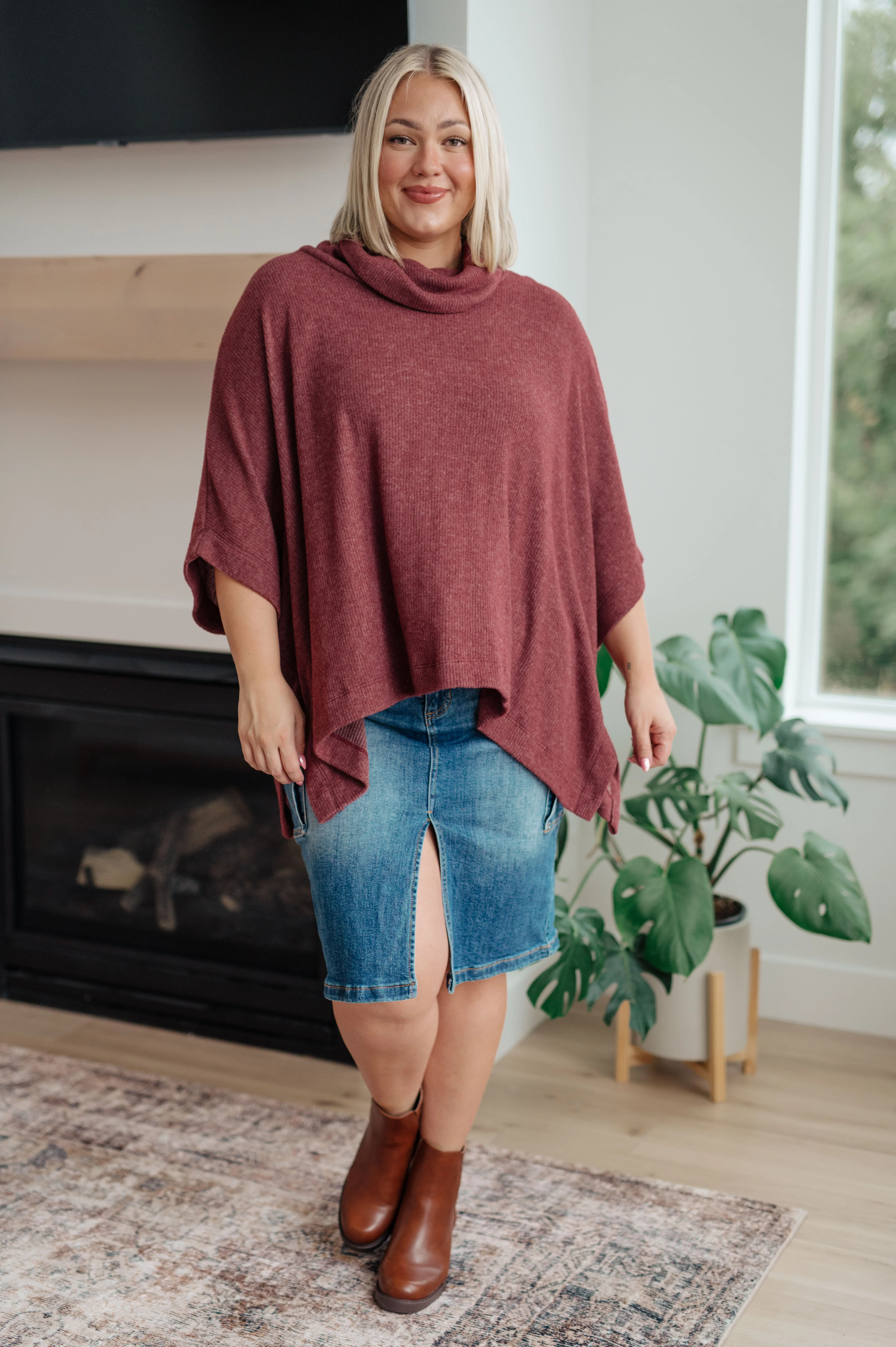 Forgive Me Cowl Neck Poncho - 10/18/2024 - Image 4