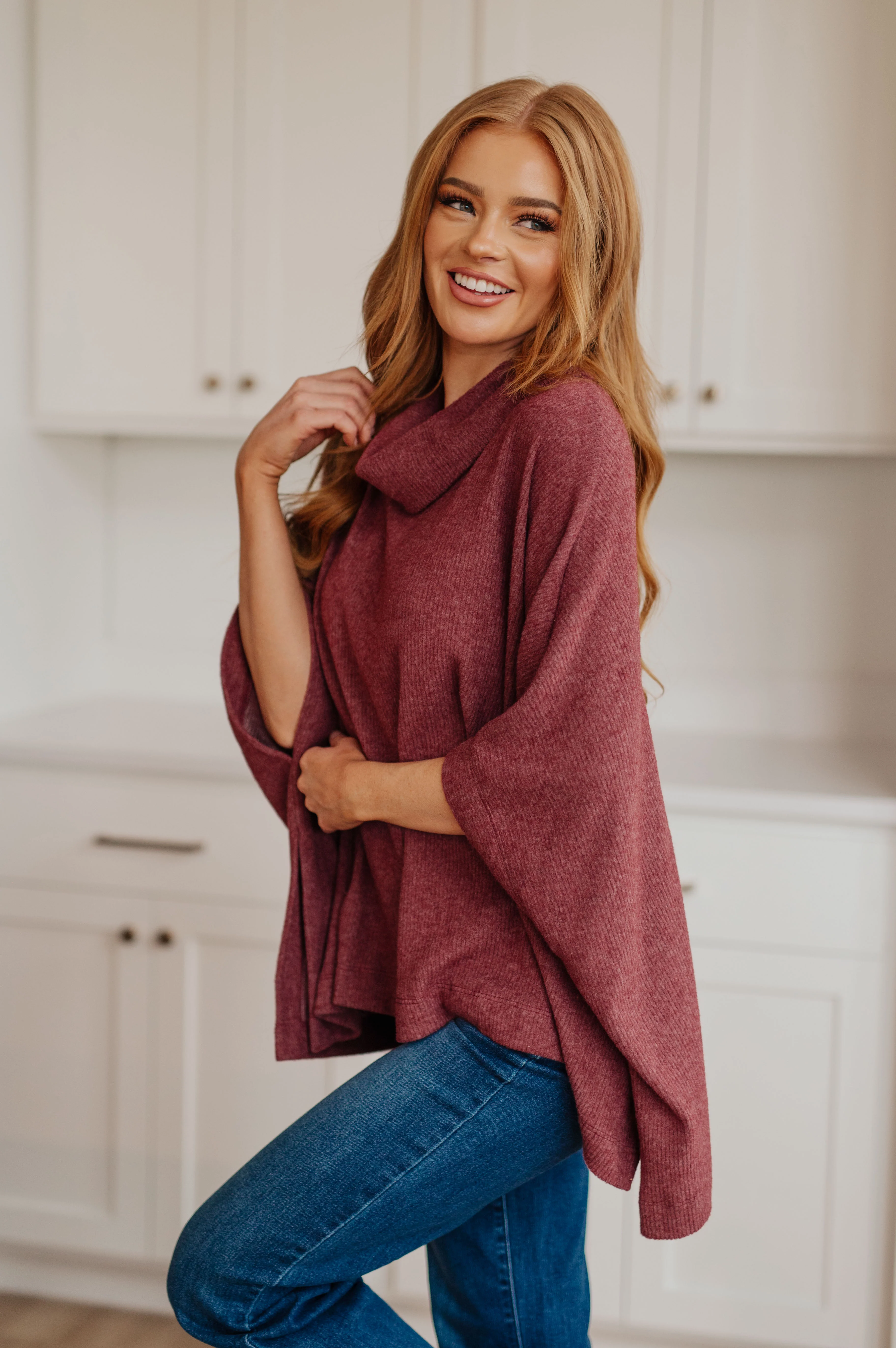 Forgive Me Cowl Neck Poncho - 10/18/2024 - Image 7