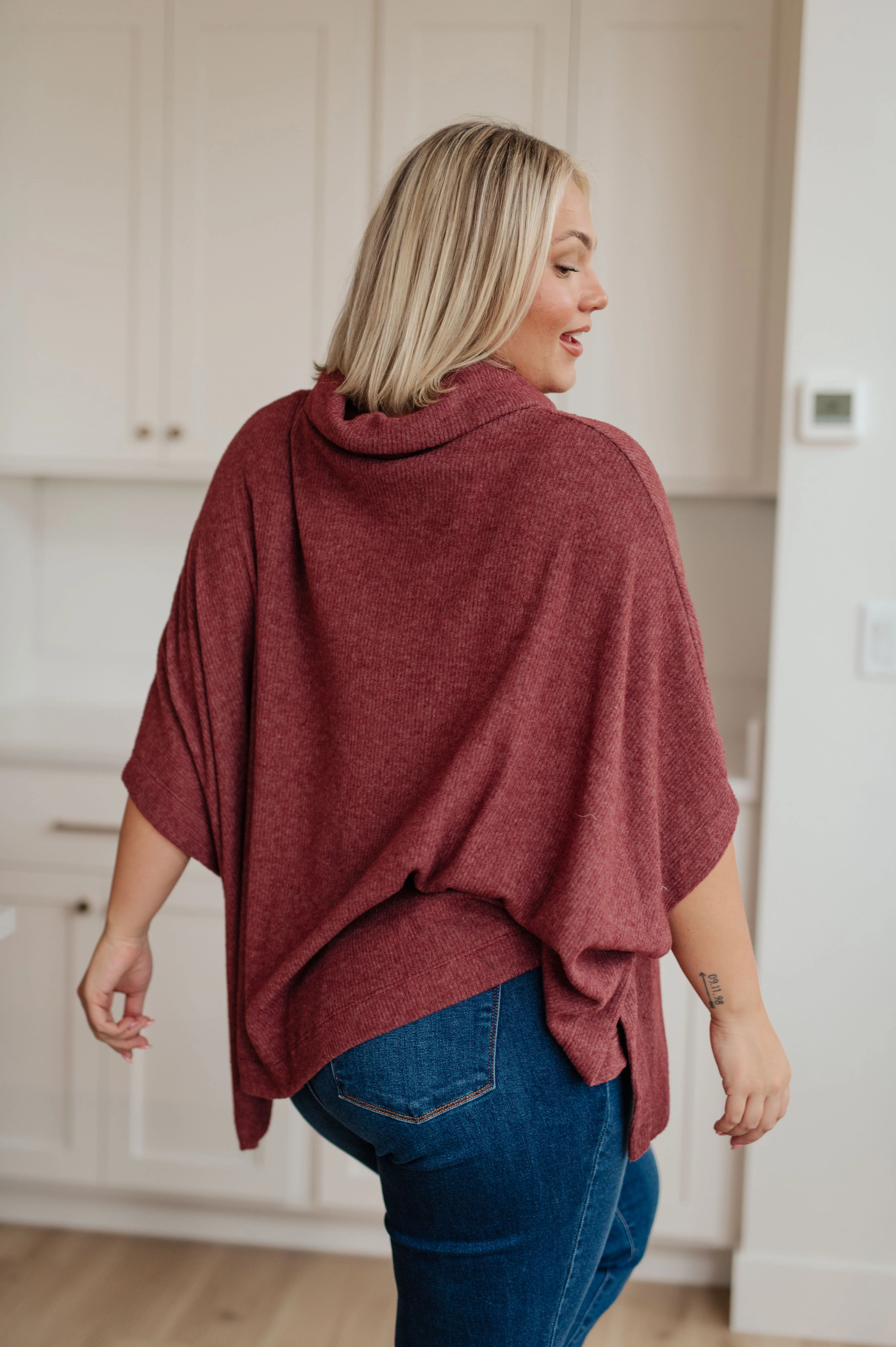 Forgive Me Cowl Neck Poncho - 10/18/2024 - Image 8