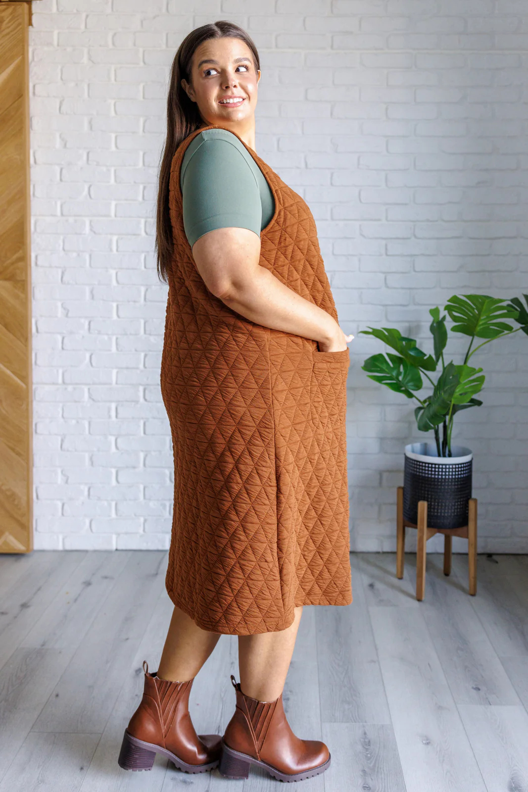 Free Falling Quilted Midi Dress - 9/18/2025 - Image 3