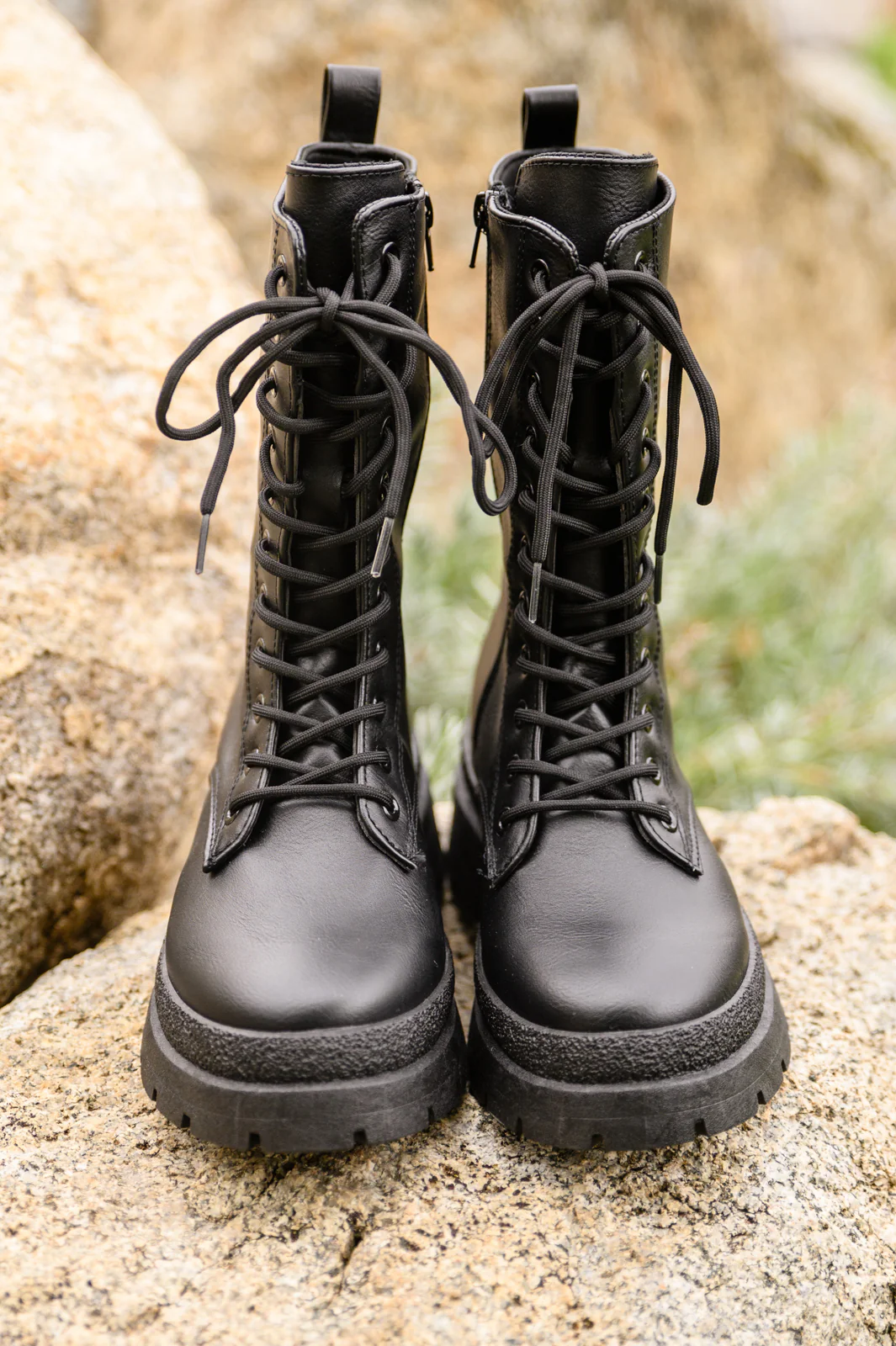 Fresh Feels Combat Boots In Black - 11/15/2022 - Image 4