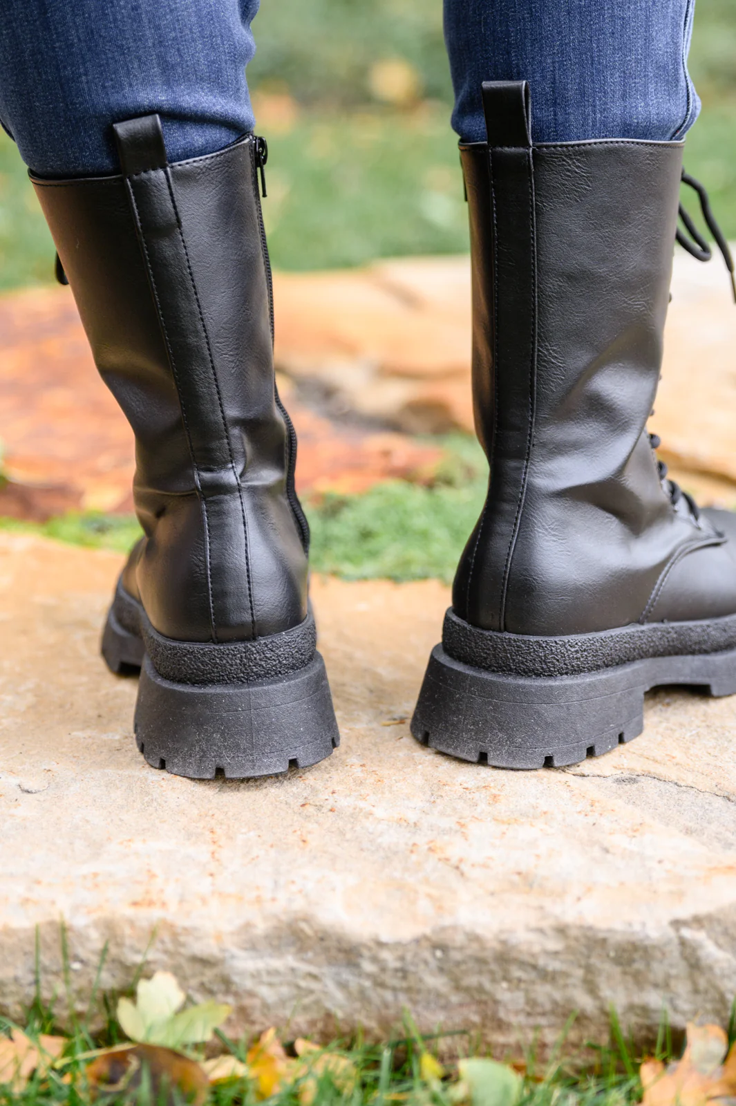 Fresh Feels Combat Boots In Black - 11/15/2022 - Image 7