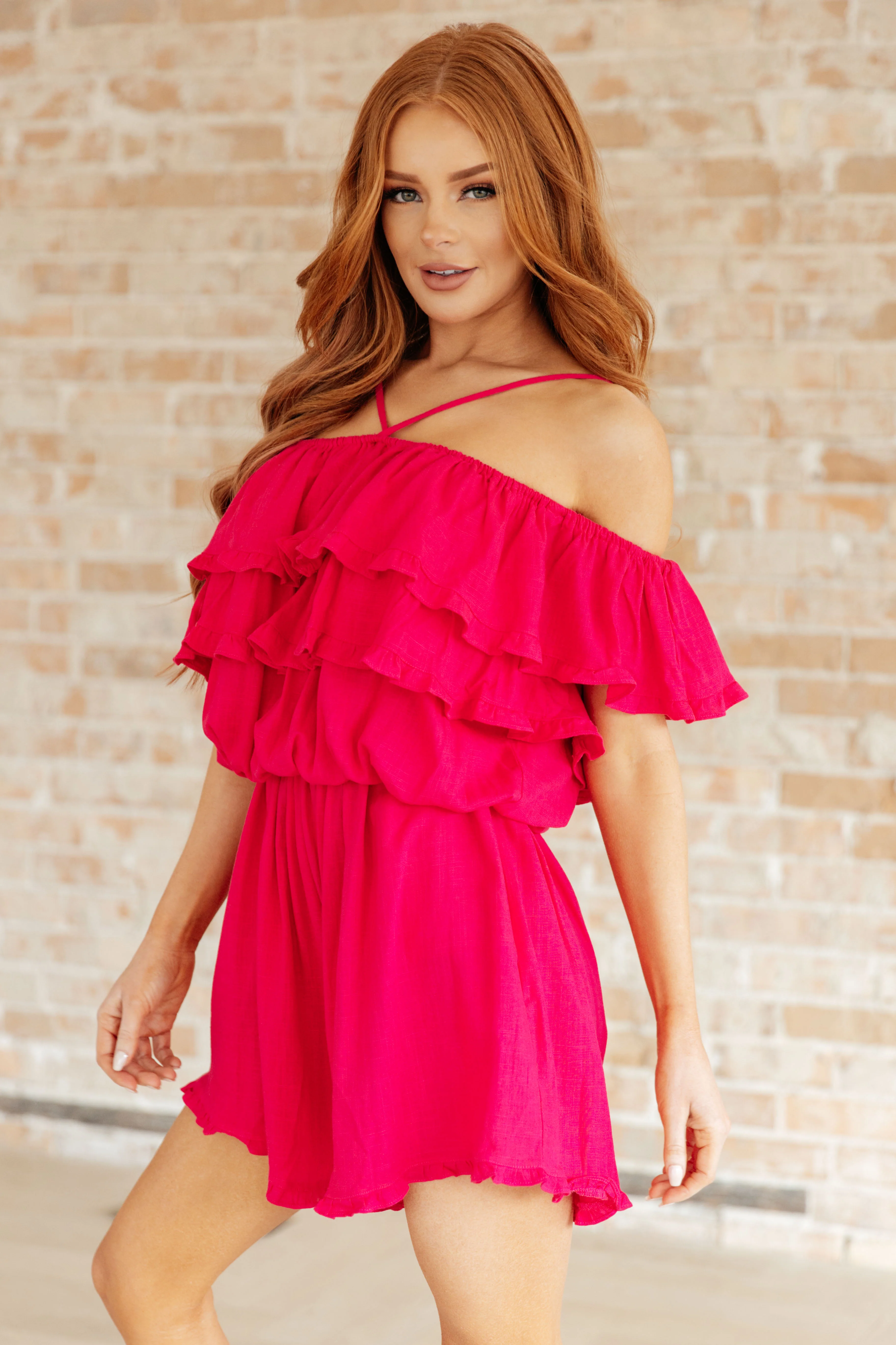 Friday I'm in Love Ruffled Romper - 2/26/2024 - Image 3