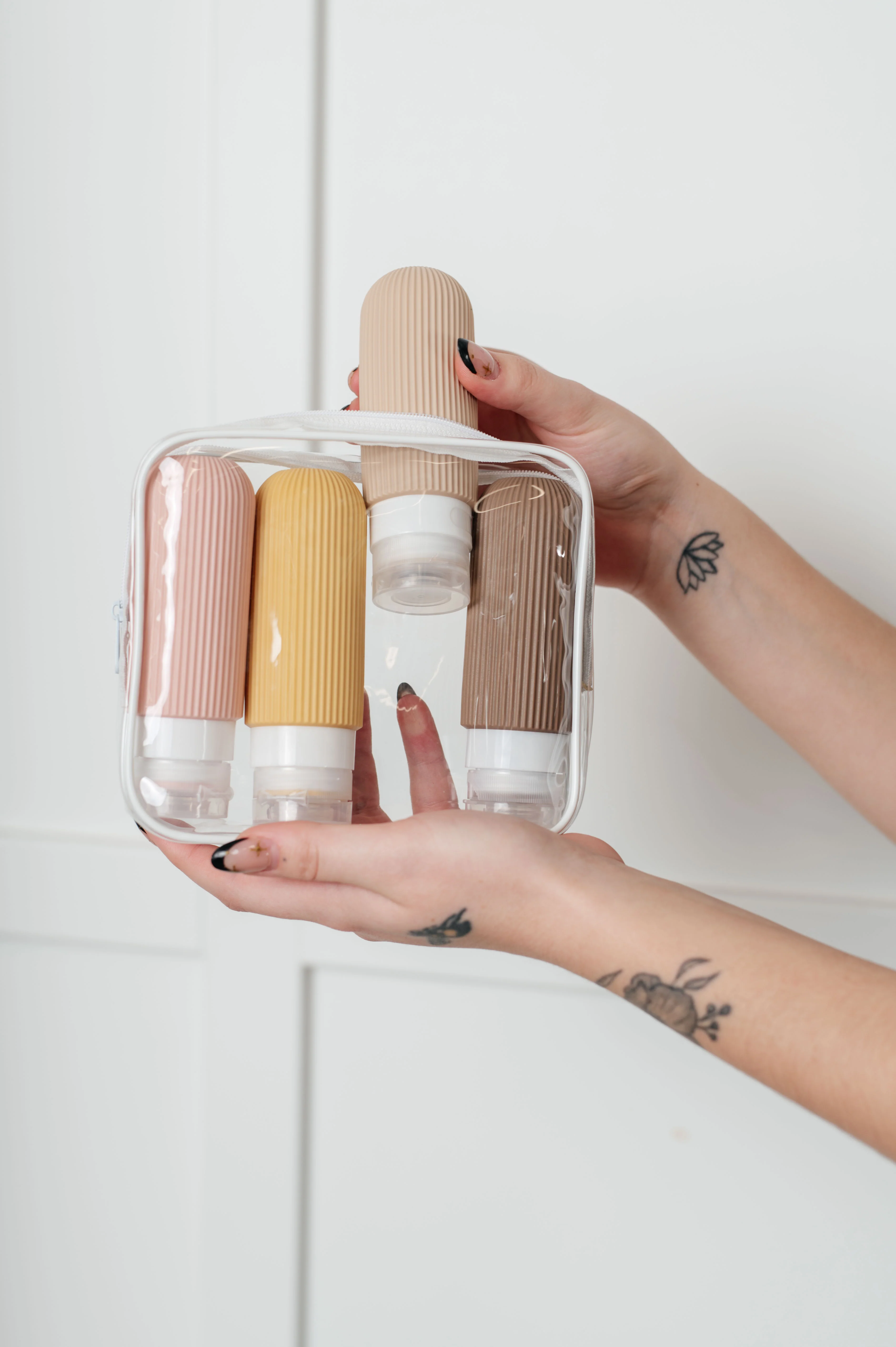 From Here to There Toiletry Travel Bottles in Neutral - 12/9/2024 - Image 3