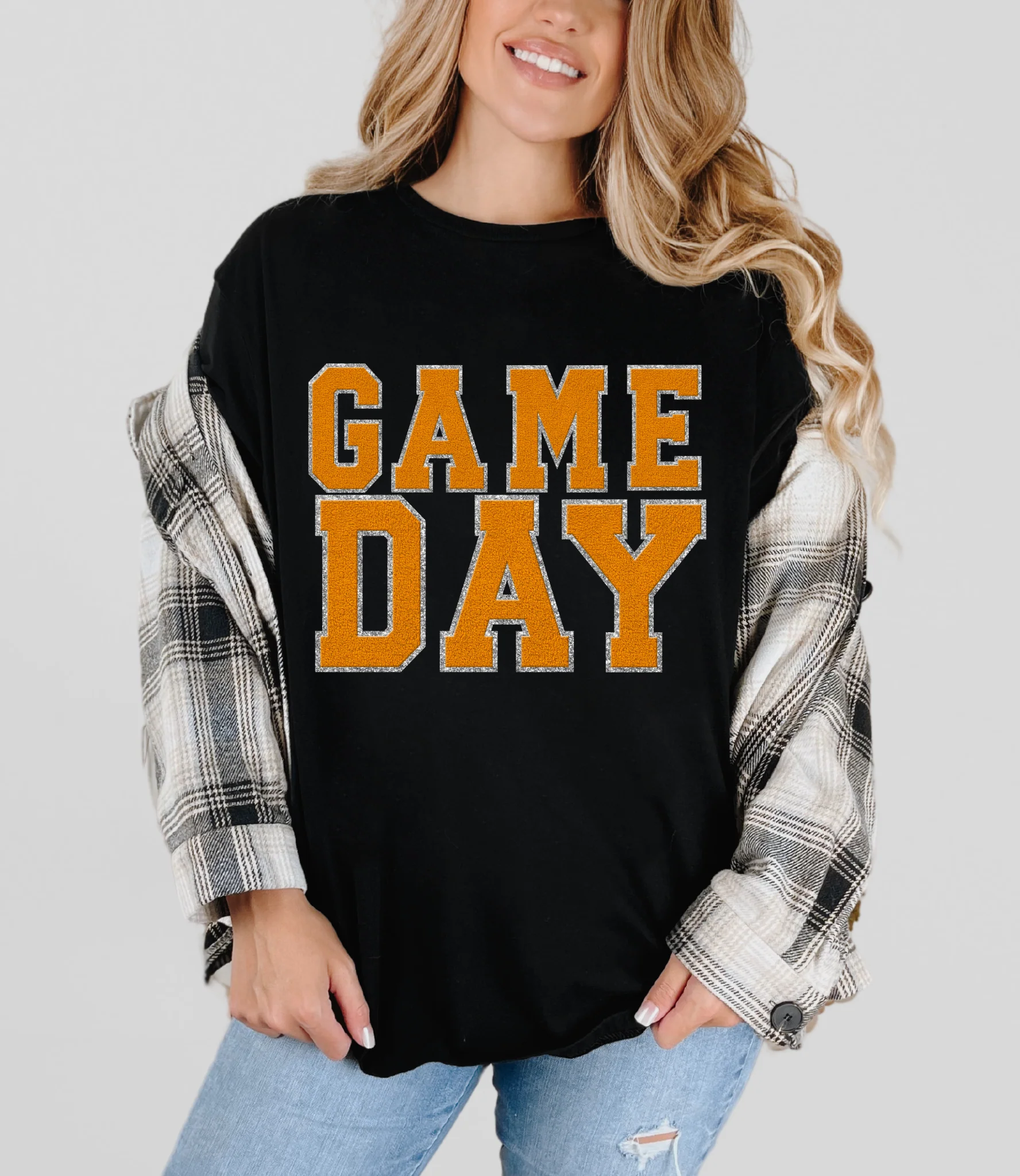Game Day Black Graphic Tee in Multiple Colors - Image 6