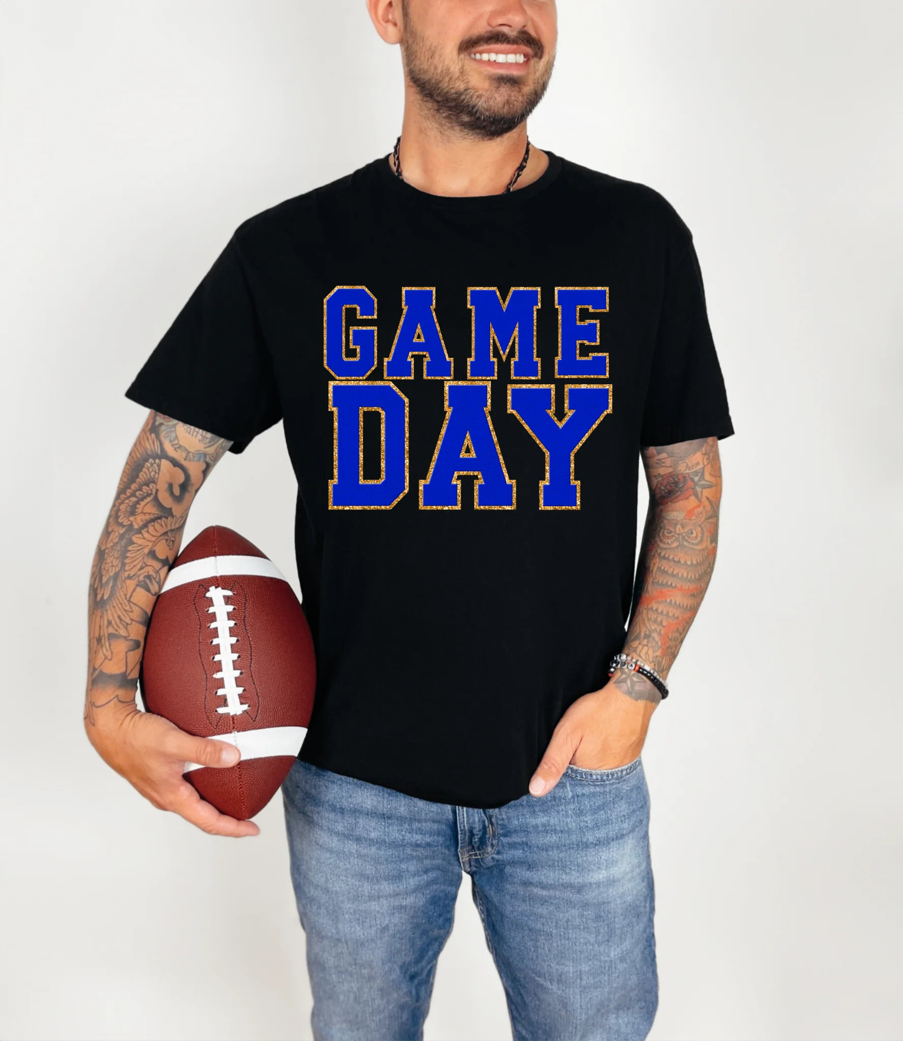 Game Day Black Graphic Tee in Multiple Colors - Image 8