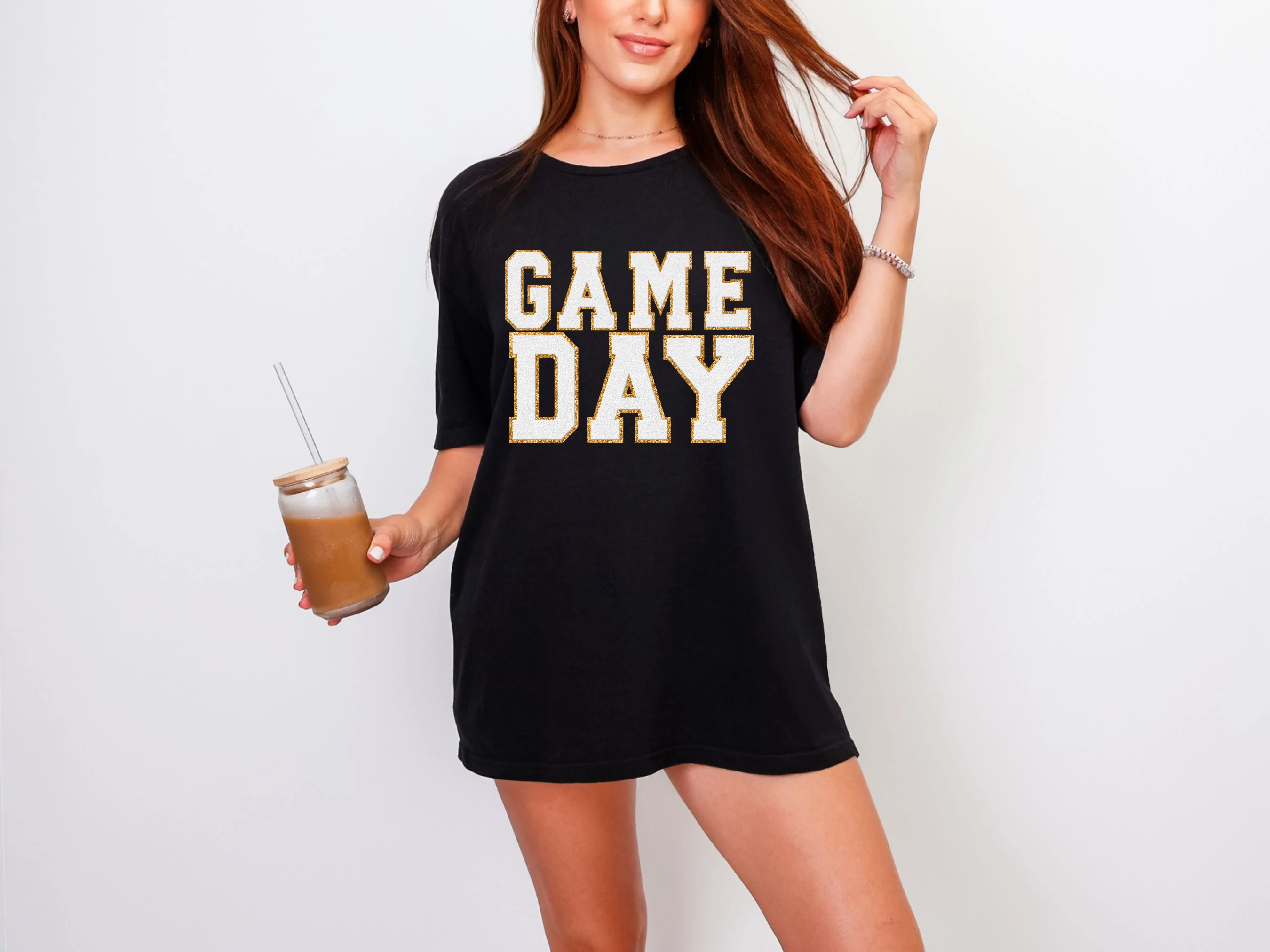 Game Day Black Graphic Tee in Multiple Colors - Image 9