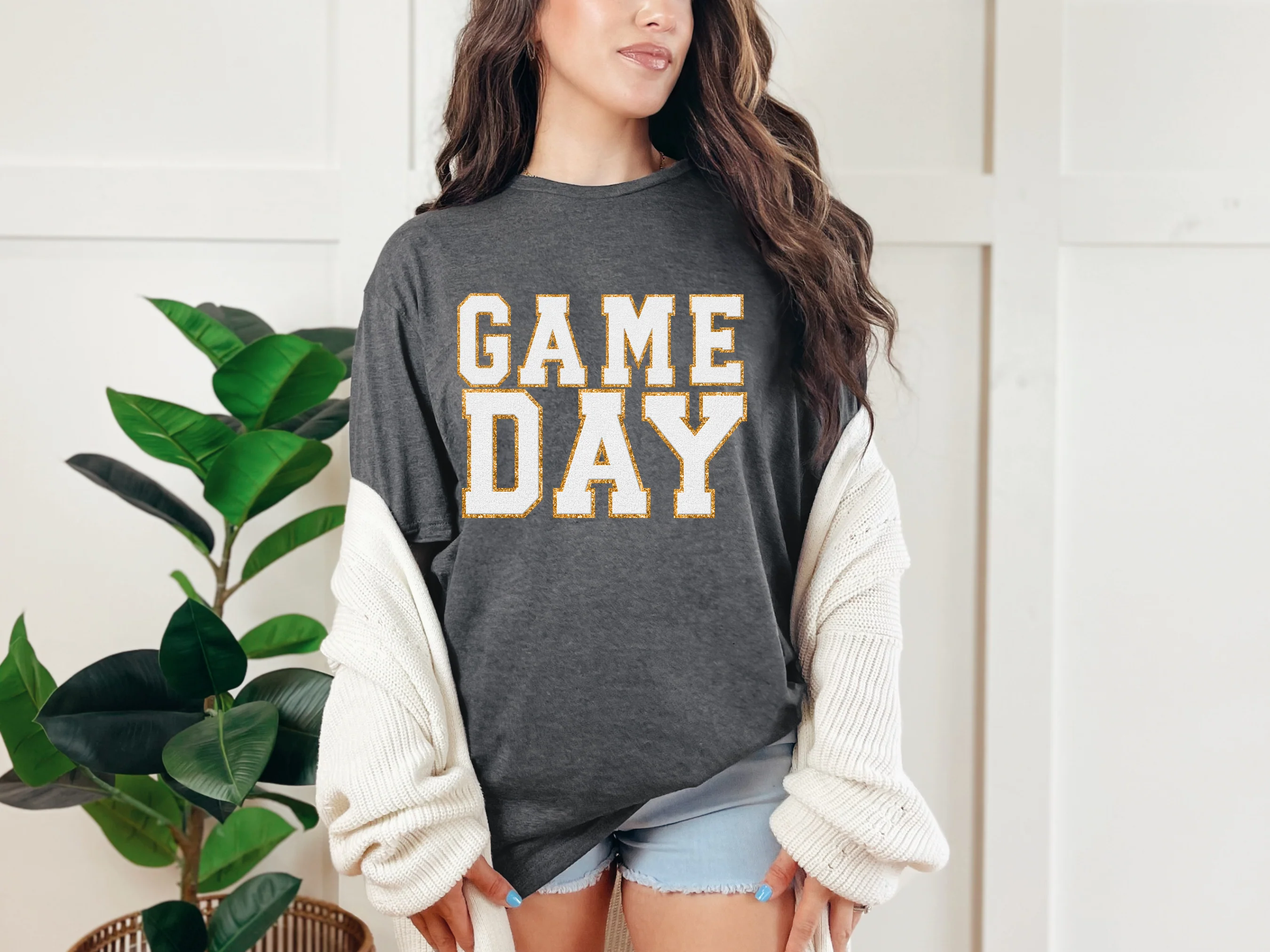 Game Day Grey Graphic Tee in Multiple Colors - Image 2