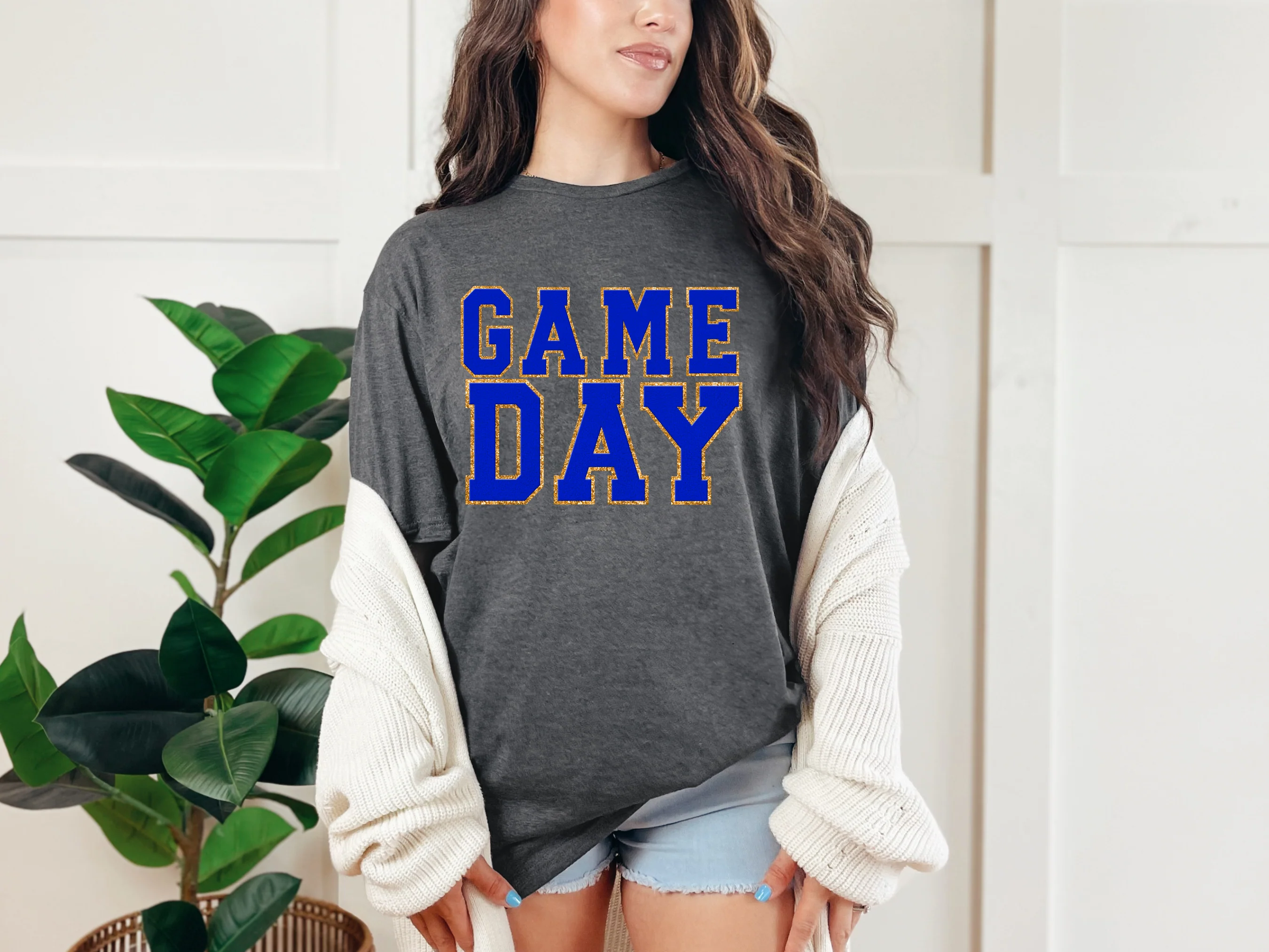 Game Day Grey Graphic Tee in Multiple Colors - Image 5