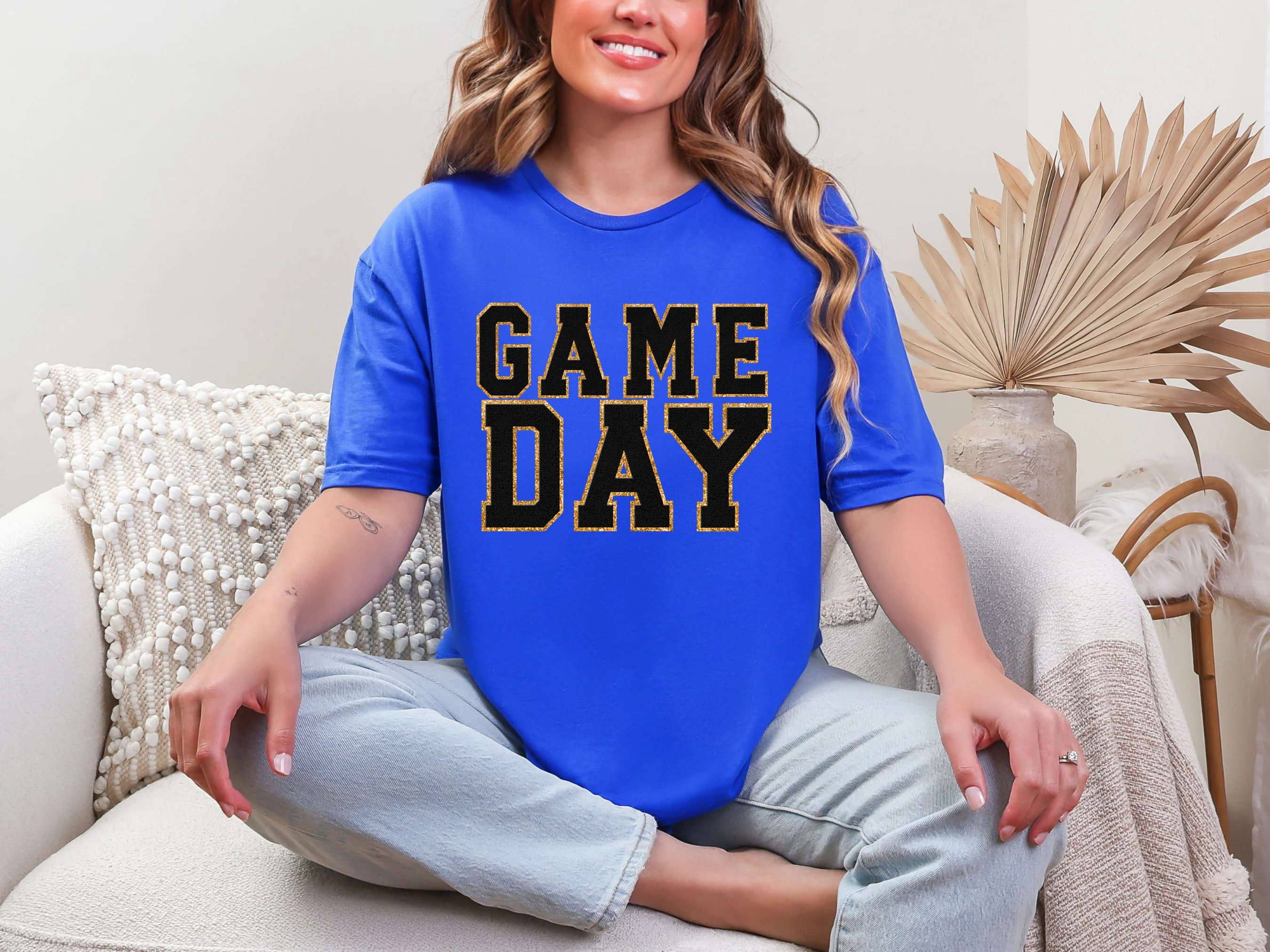 Game Day Royal Blue Graphic Tee in Multiple Colors - Image 6