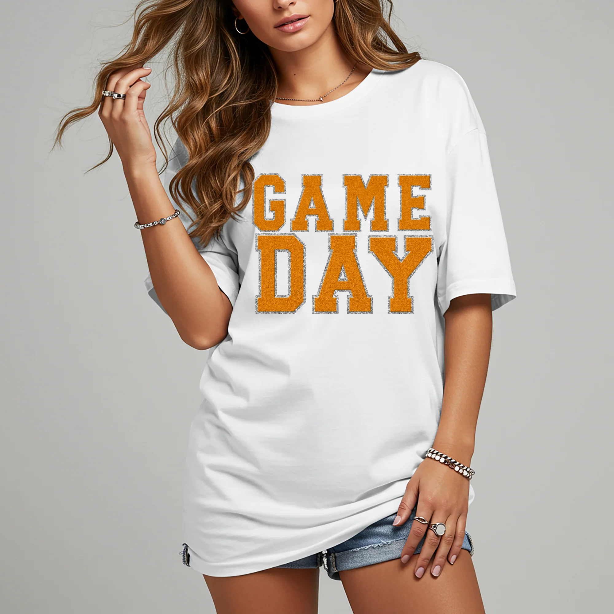 Game Day White Graphic Tee in Multiple Colors - Image 4