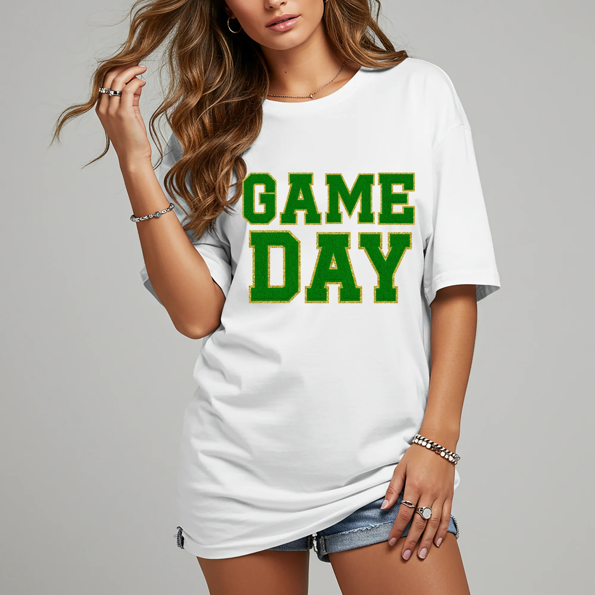 Game Day White Graphic Tee in Multiple Colors - Image 8