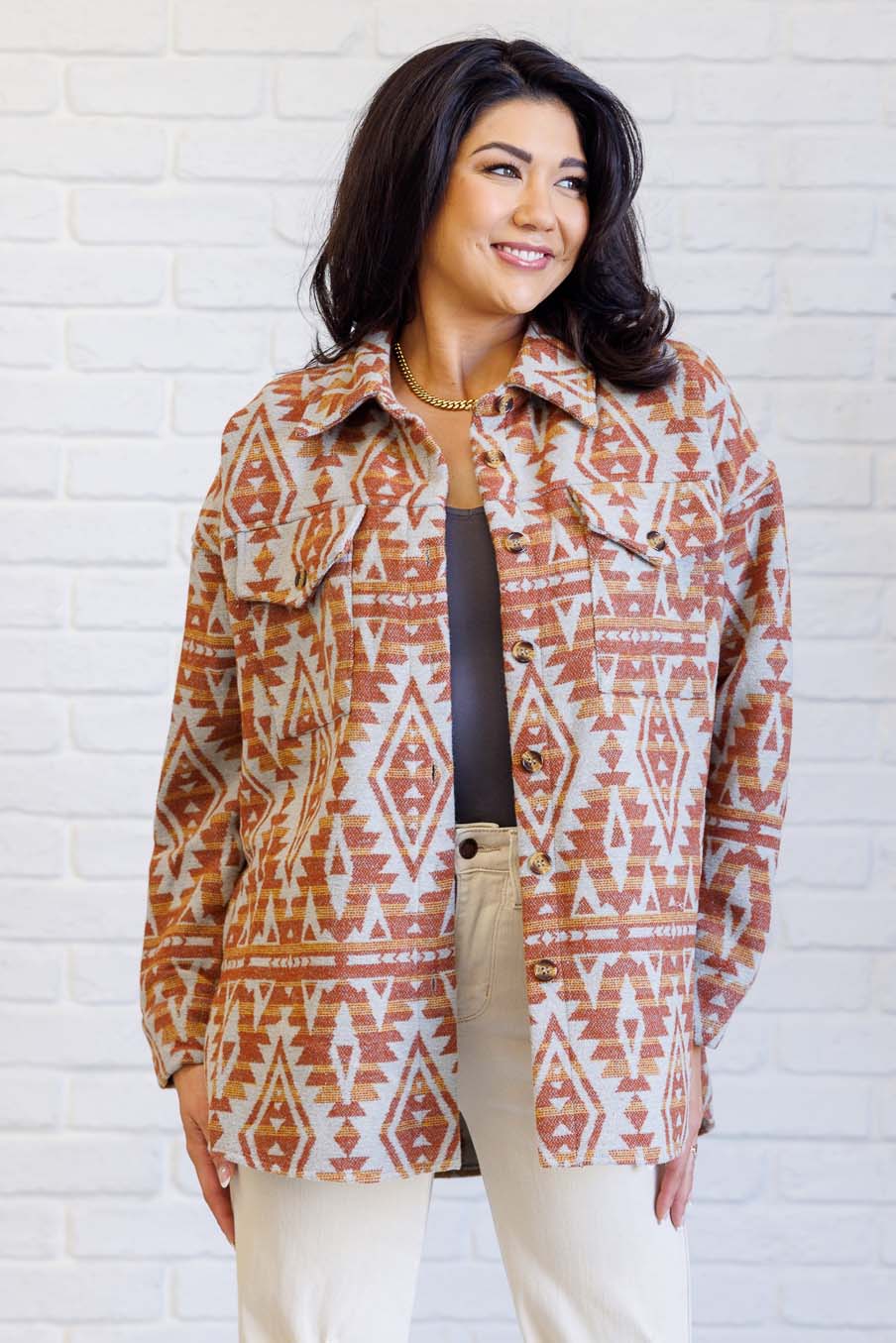 Gather Round Aztec Shacket - 11/13/2025