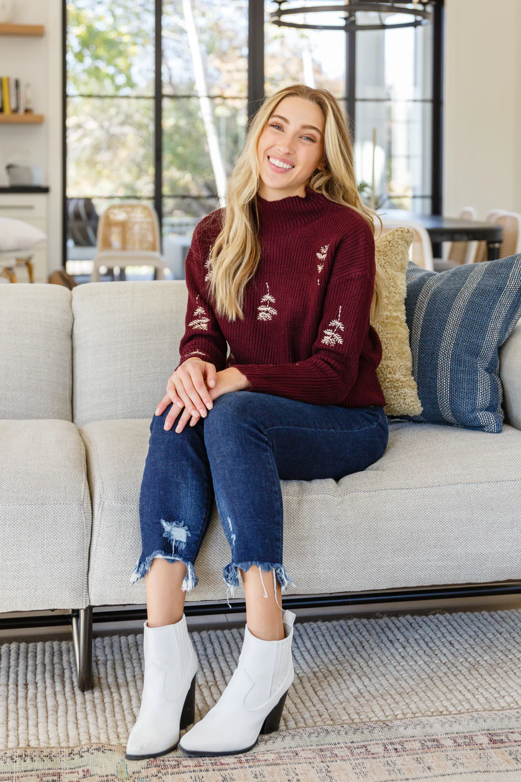 Genevieve Embroidered Sweater - 10/19/2021 - Image 2