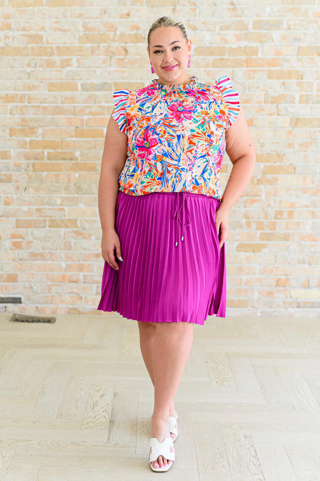 Get Out of Town Ruffle Sleeve Top - 4/30/2026 - Image 4