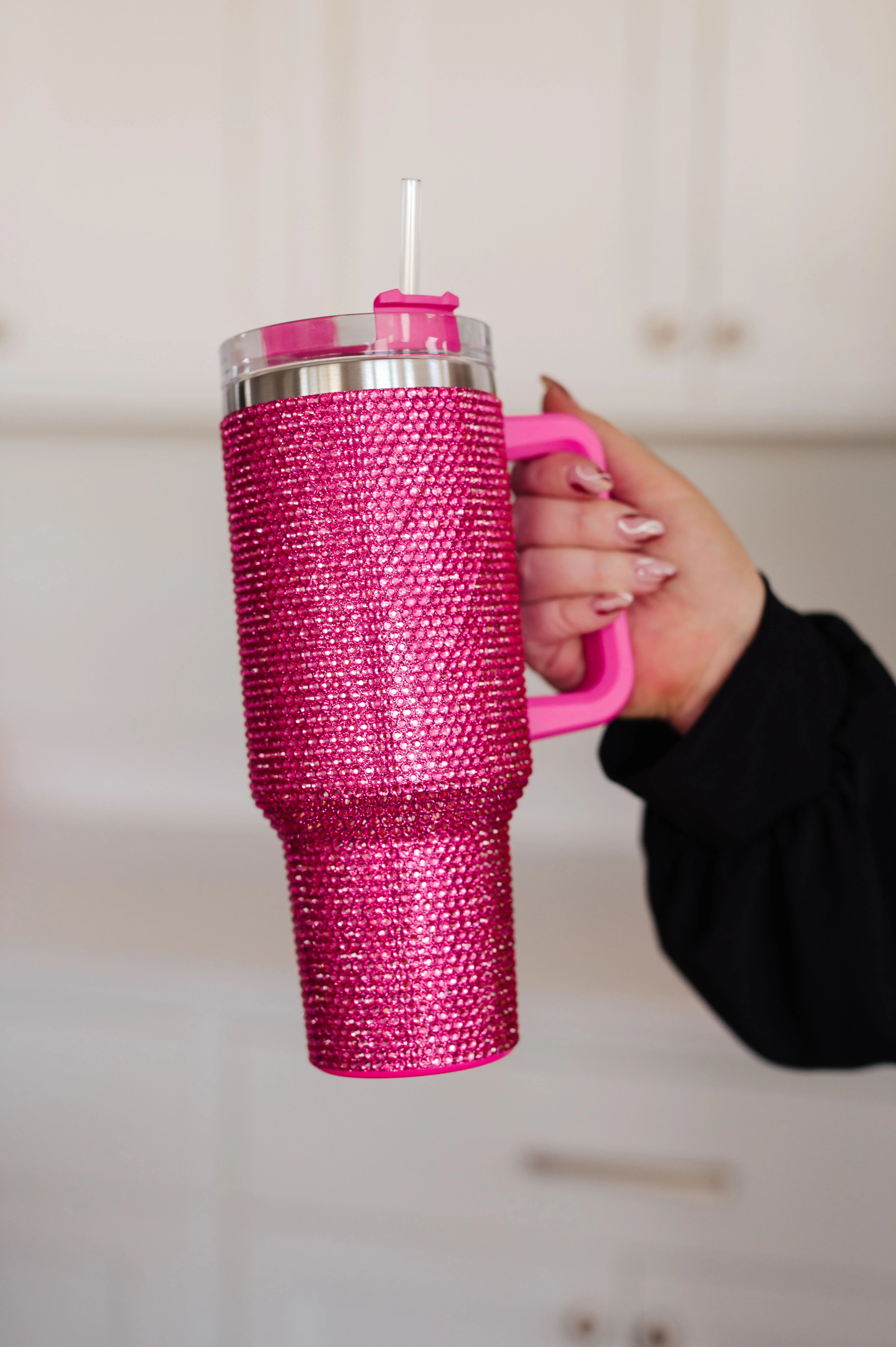 Glam Girl 40 oz Rhinestone Tumbler in PInk - 11/20/2023