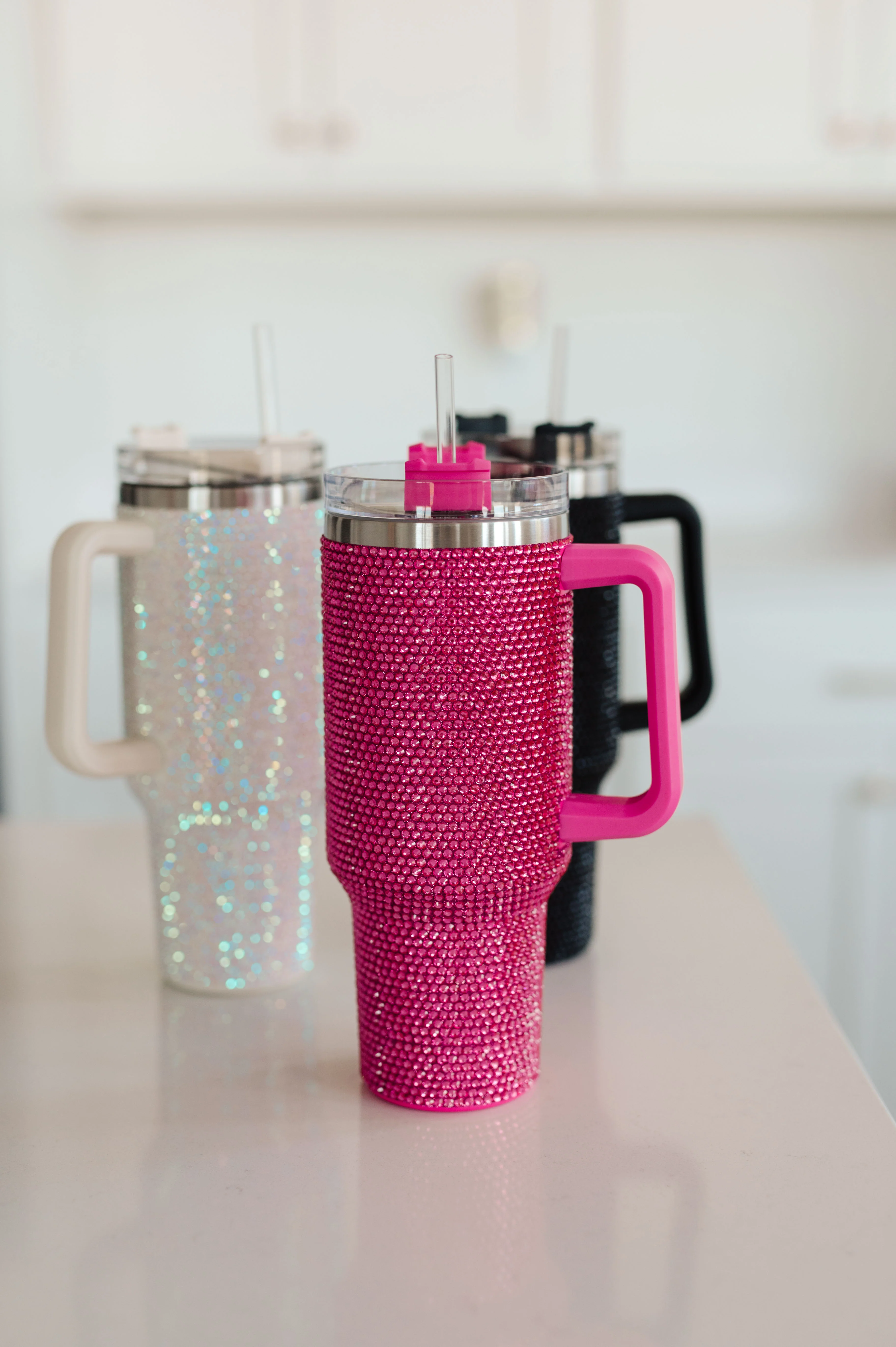 Glam Girl 40 oz Rhinestone Tumbler in PInk - 11/20/2023 - Image 4