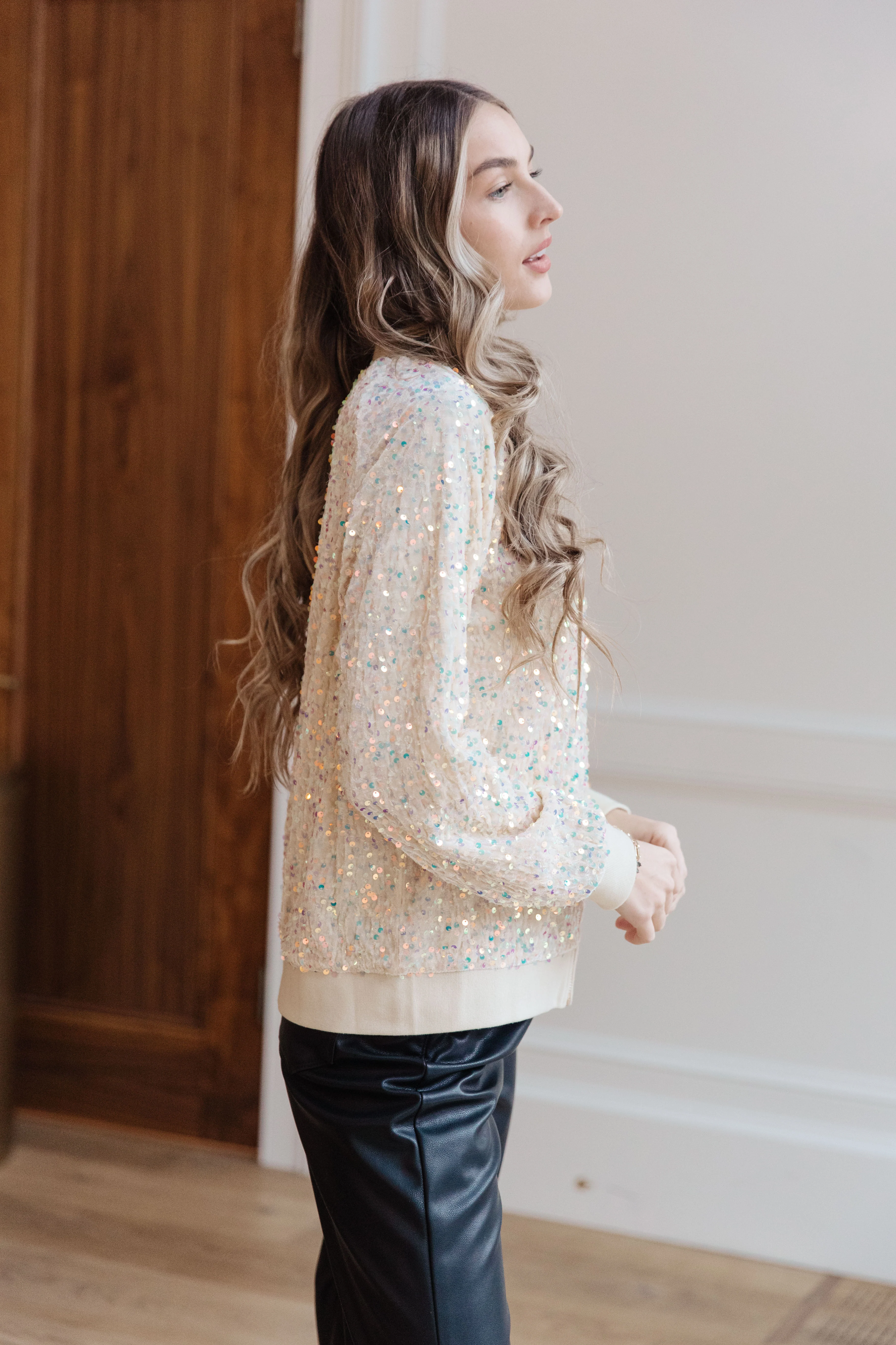 Glitter Bomb Sequin Bomber Jacket - 11/27/2023 - Image 5