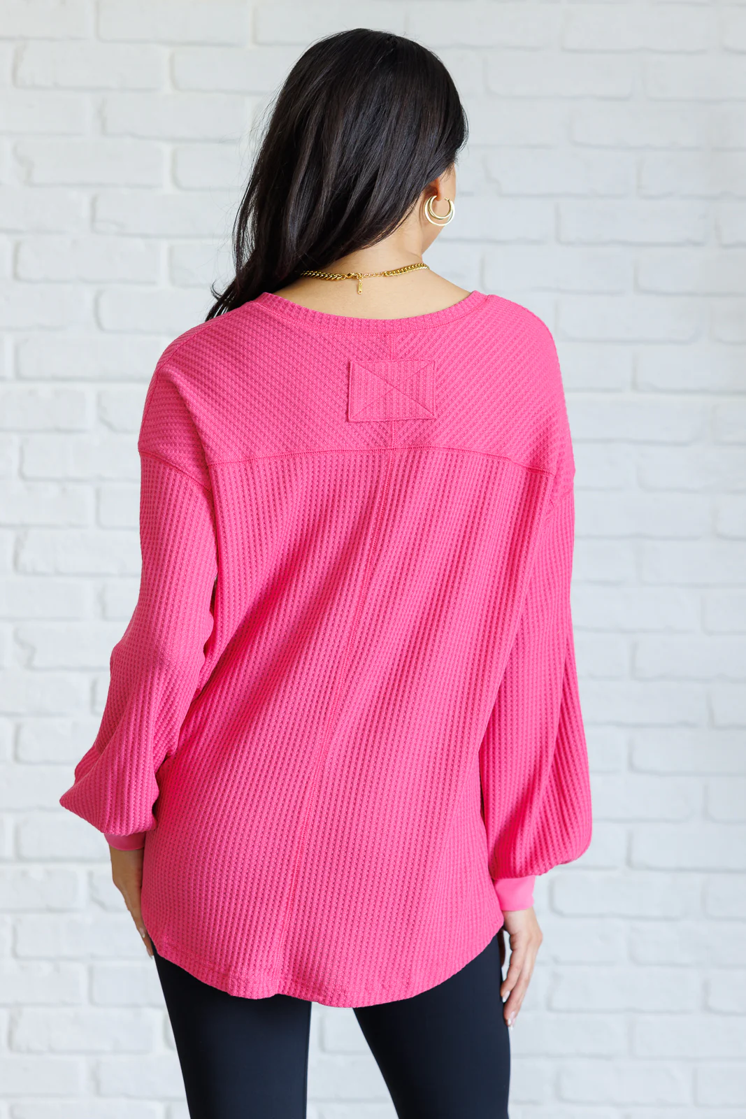 Good Things Are Coming V-Neck Top in Pink - 1/9/2025 - Image 5